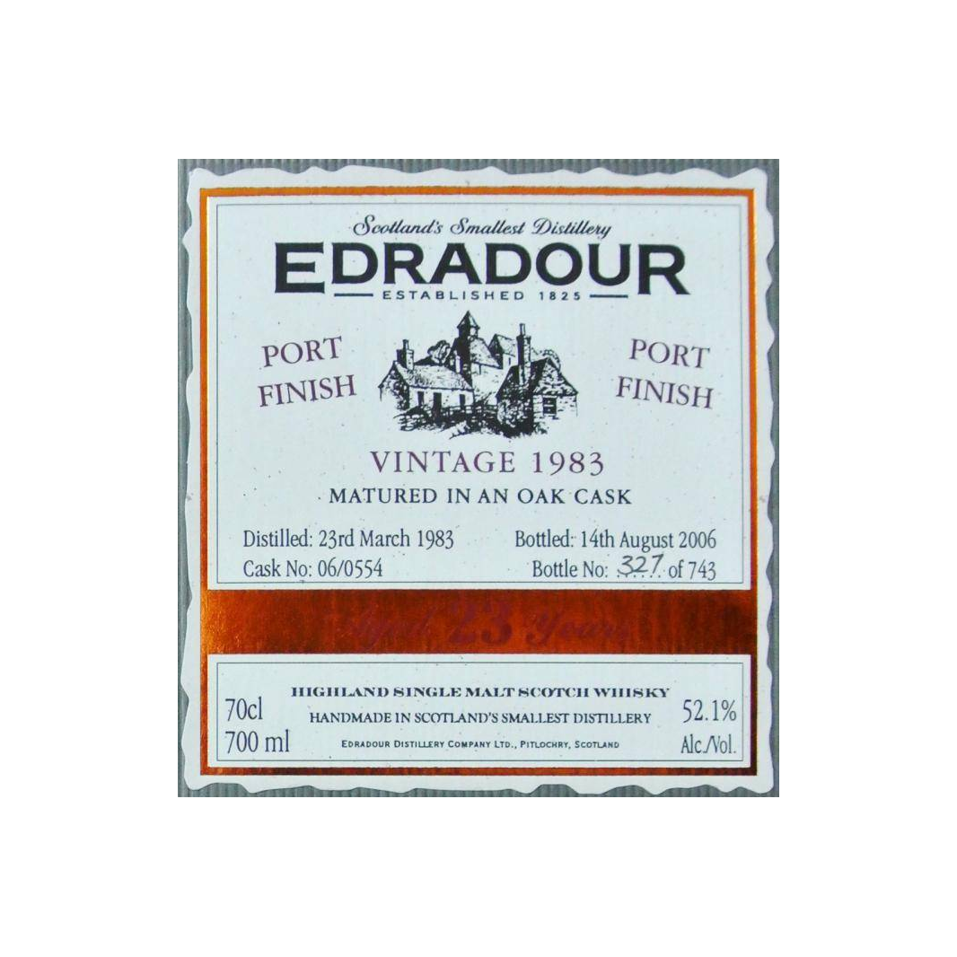 Edradour 1983 23 Years Single Malt Whisky 3