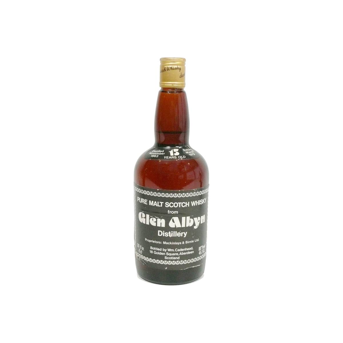 The Scotch Malt Whisky Society 1963 15 Years Single Malt Whisky