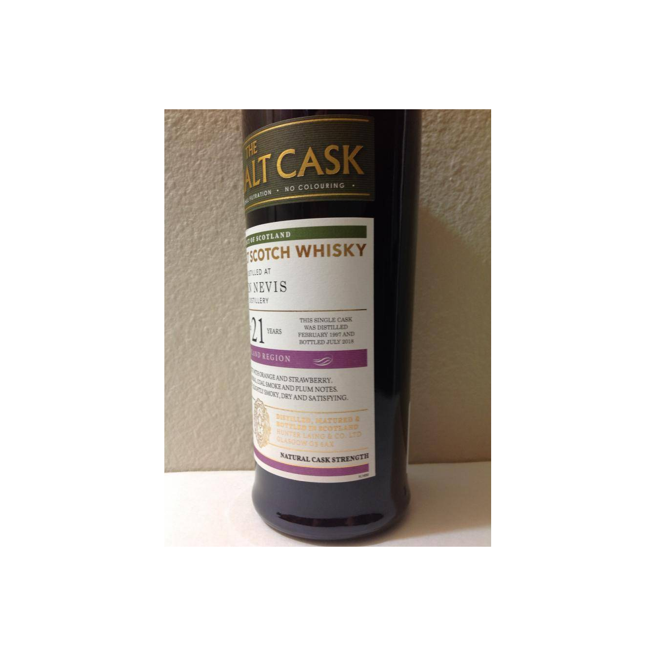 Ben Nevis Old Malt Cask 1997 21 Years Single Malt Whisky 3