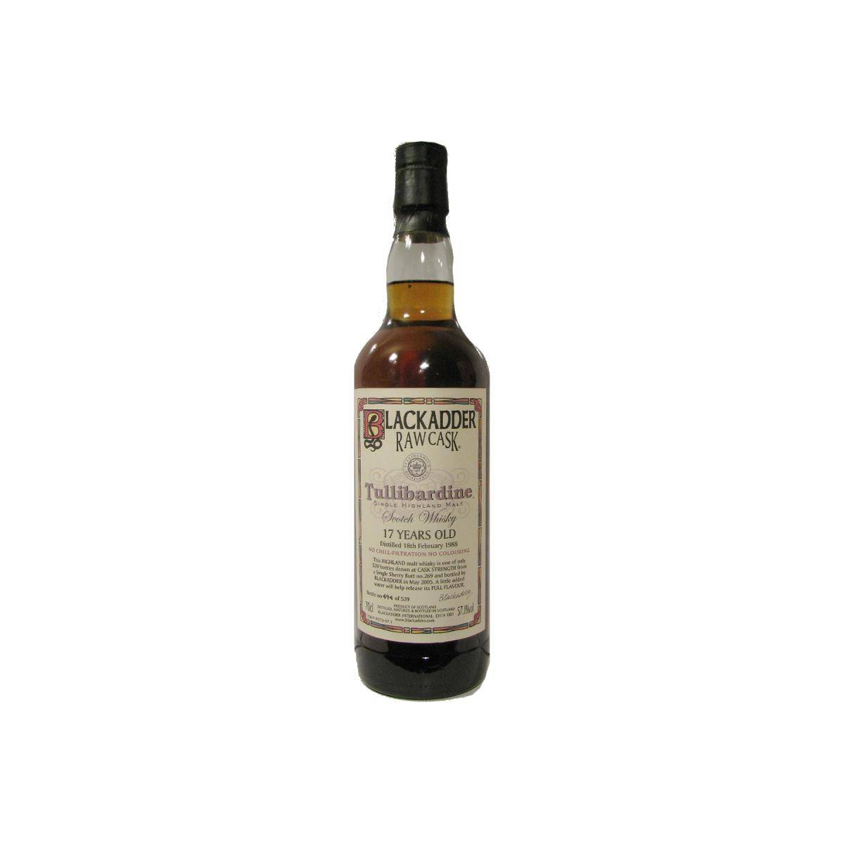 Tullibardine Raw Cask 1988 17 Years Single Malt Whisky