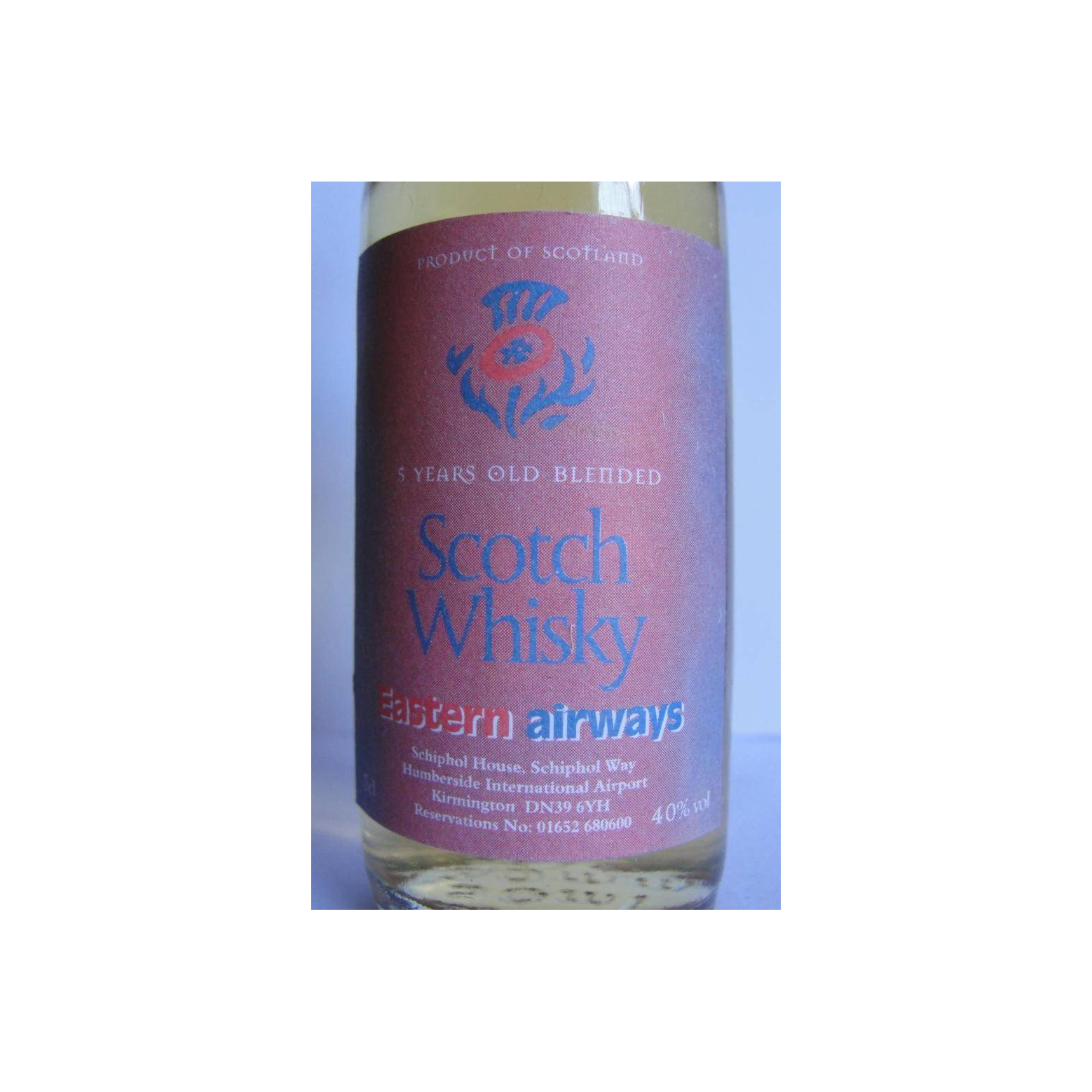 Scotch Whisky 05-year-old - Eastern Airways 3