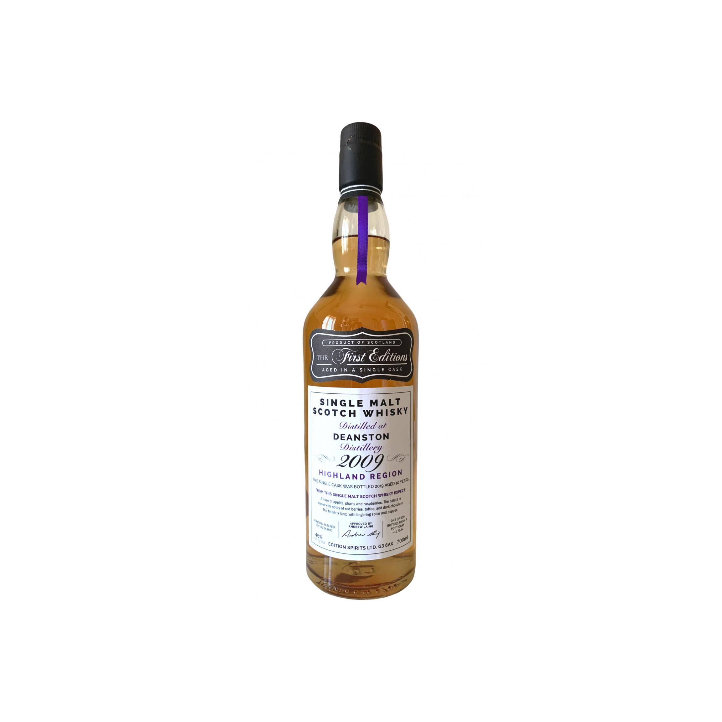 Deanston The First Editions 2009 10 Years Single Malt Whisky