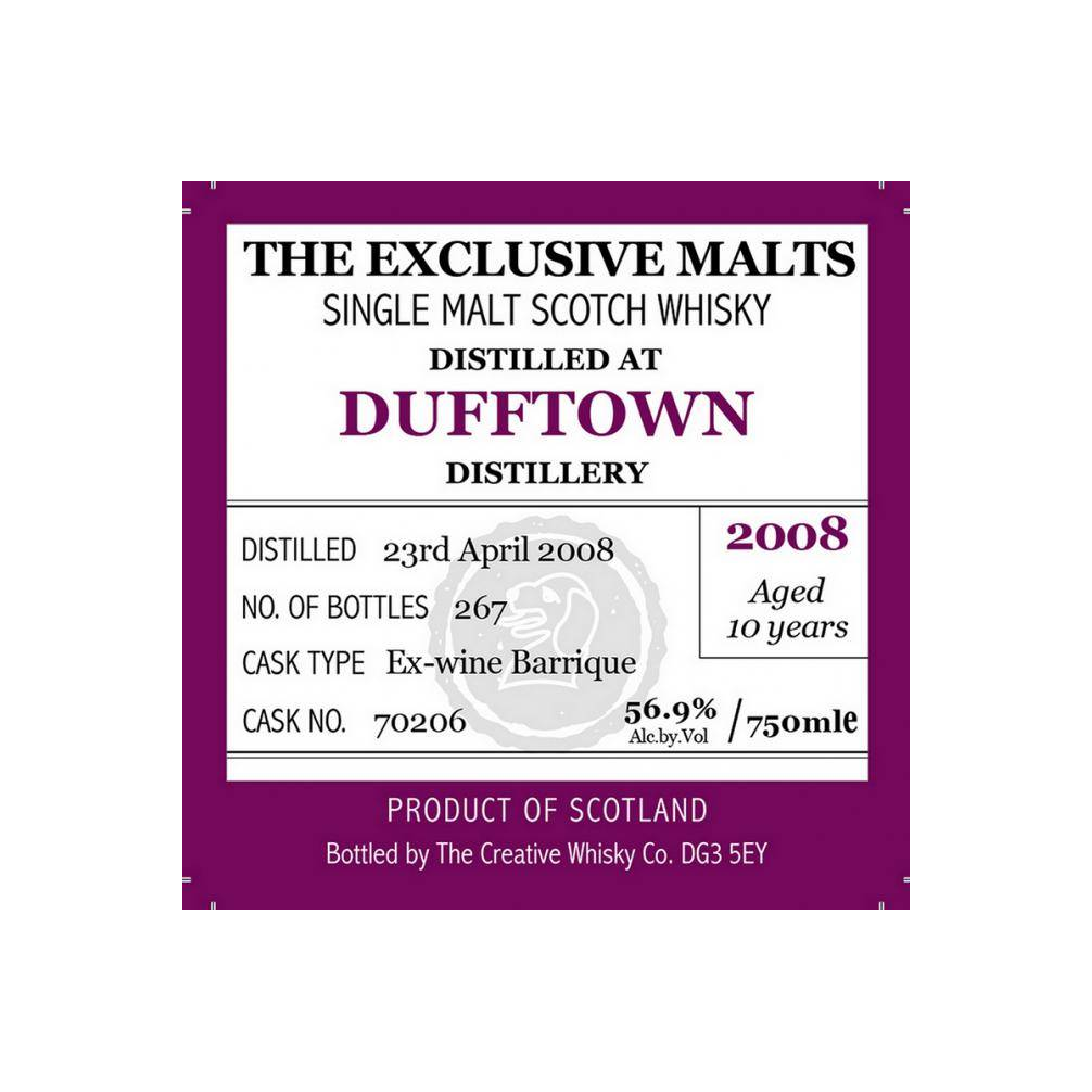 Dufftown 2008 10 Years Single Malt Whisky 2