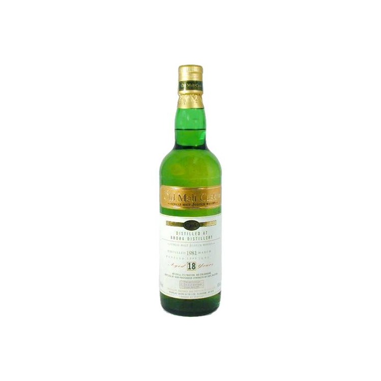 Brora Old Malt Cask 1981 18 Years Single Malt Whisky
