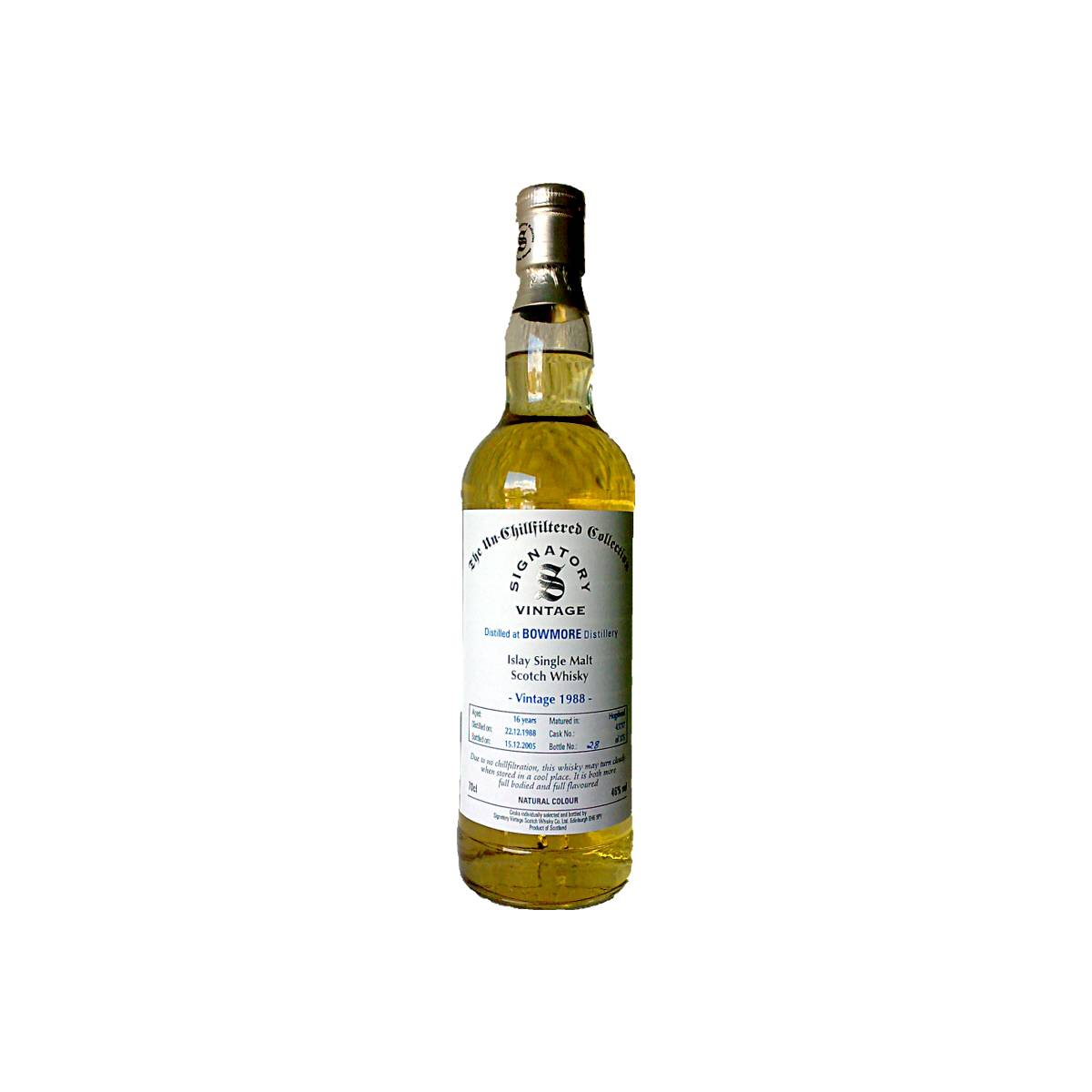 Bowmore The Un-Chillfiltered Collection 1988 16 Years Single Malt Whisky