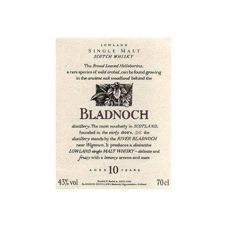 Bladnoch 10 Years Single Malt Whisky 2