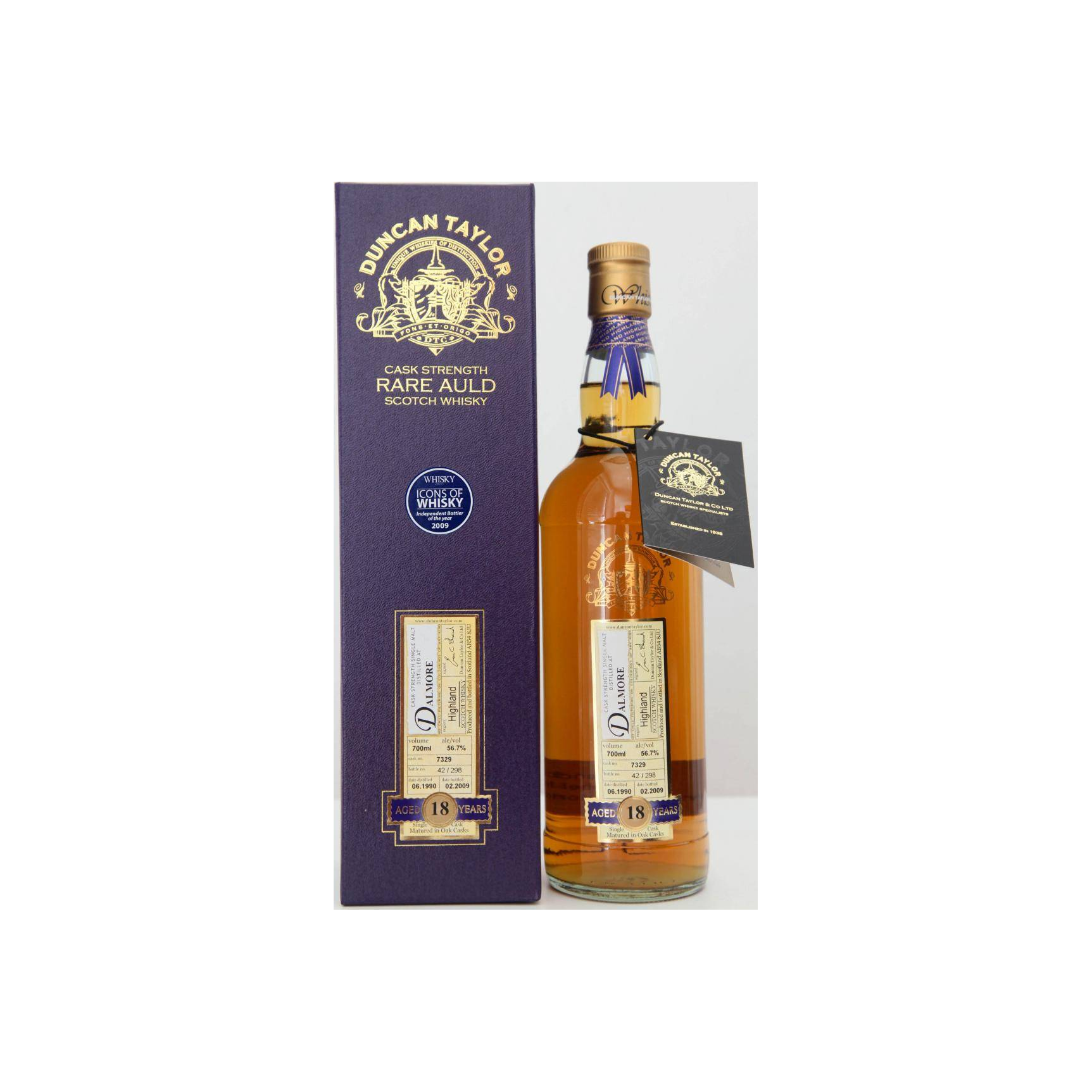 The Dalmore Rare Auld 1990 18 Years Single Malt Whisky 2