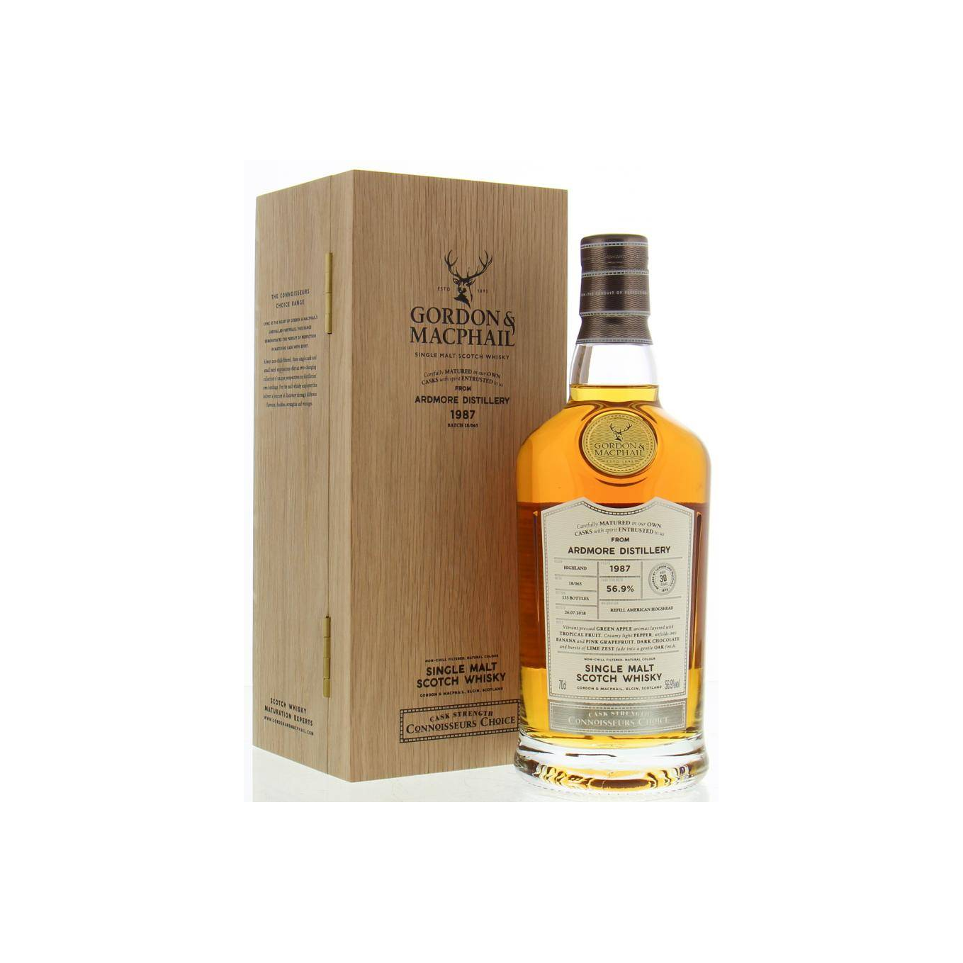 Ardmore Connoisseurs Choice - Cask Strength 1987 30 Years Single Malt Whisky 2