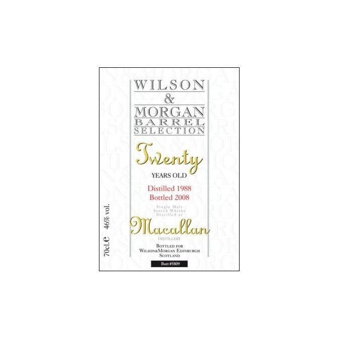 The Macallan Barrel Selection 1988 20 Years Single Malt Whisky 2