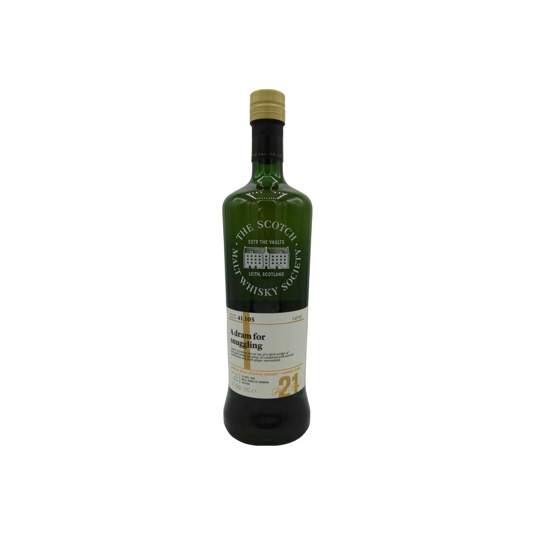The Scotch Malt Whisky Society 1996 21 Years Single Malt Whisky