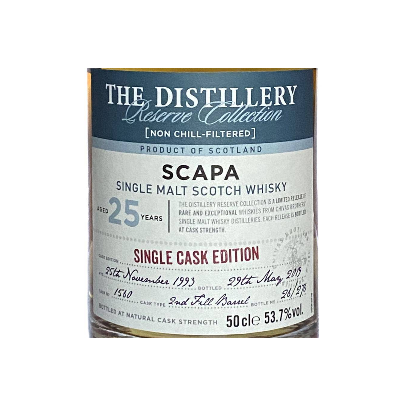 Scapa 1993 25 Years Single Malt Whisky 2