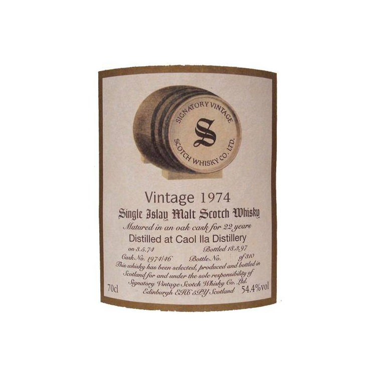 Caol Ila Vintage Collection - Dumpy 1974 22 Years Single Malt Whisky 2