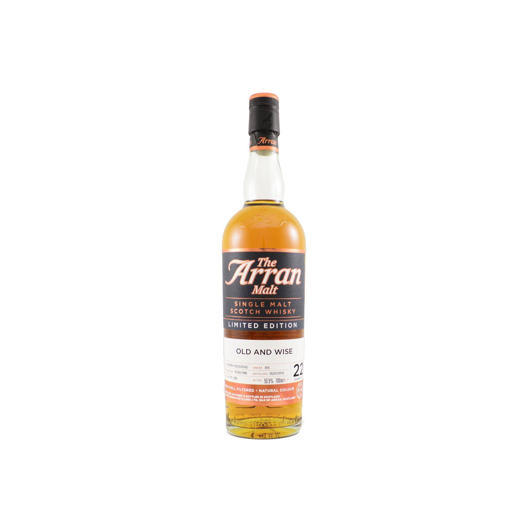 Arran Limited Edition 1996 22 Years Single Malt Whisky