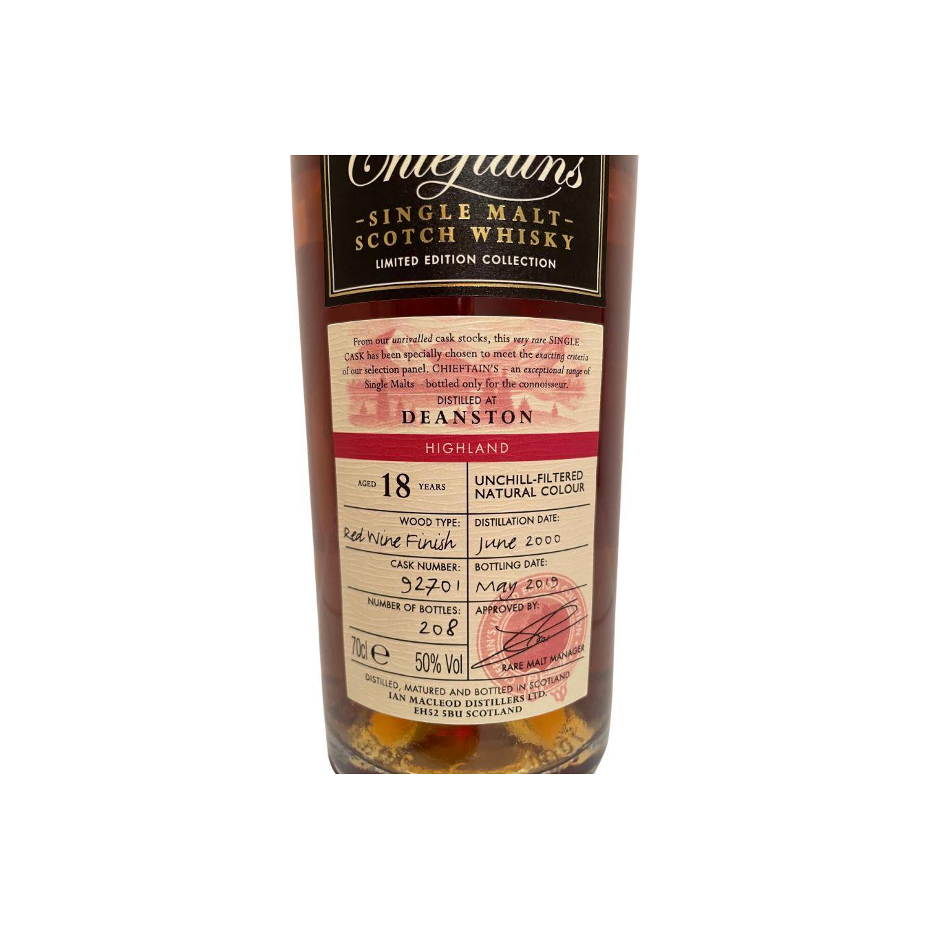 Deanston 2000 18 Years Single Malt Whisky