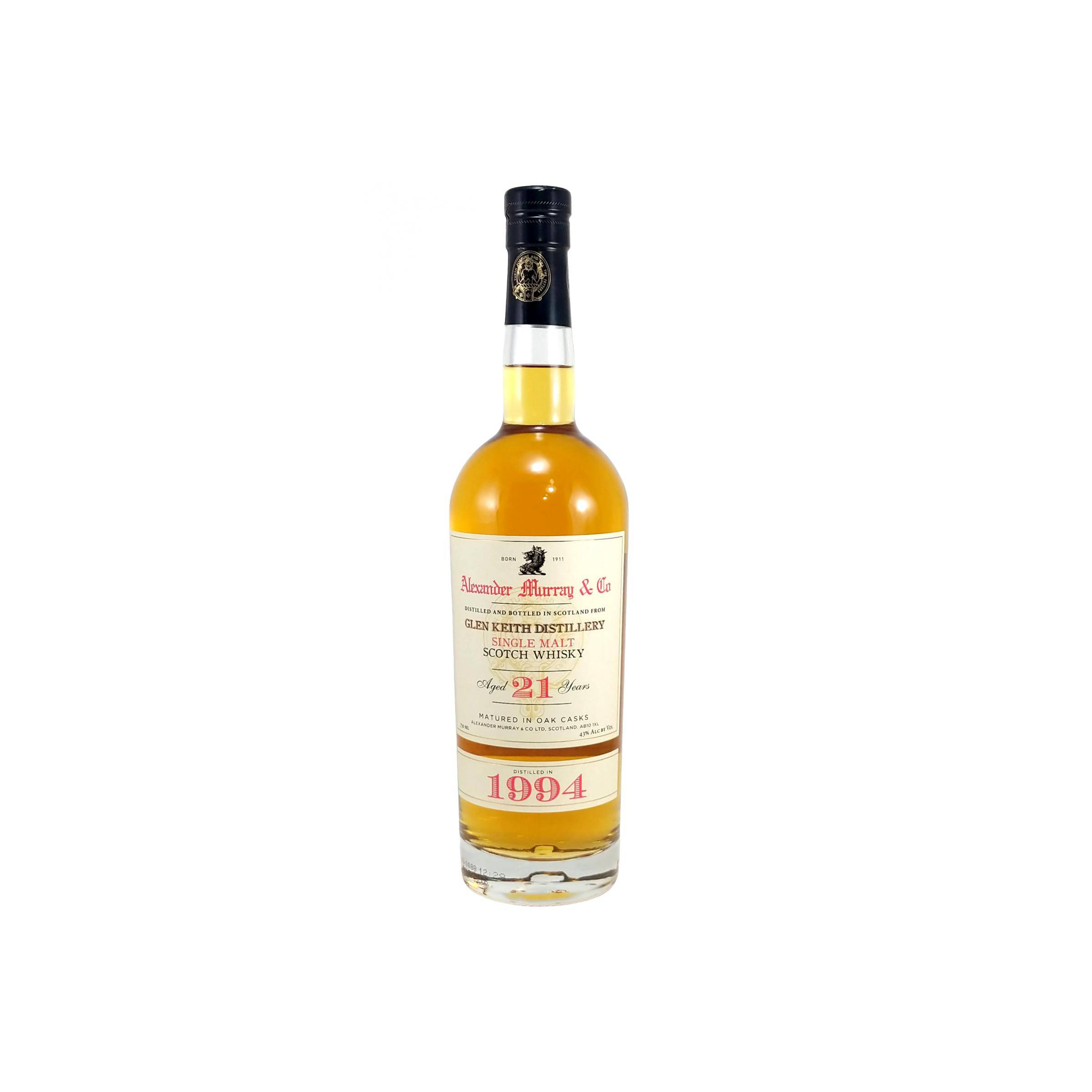 Glen Keith 1994 21 Years Single Malt Whisky