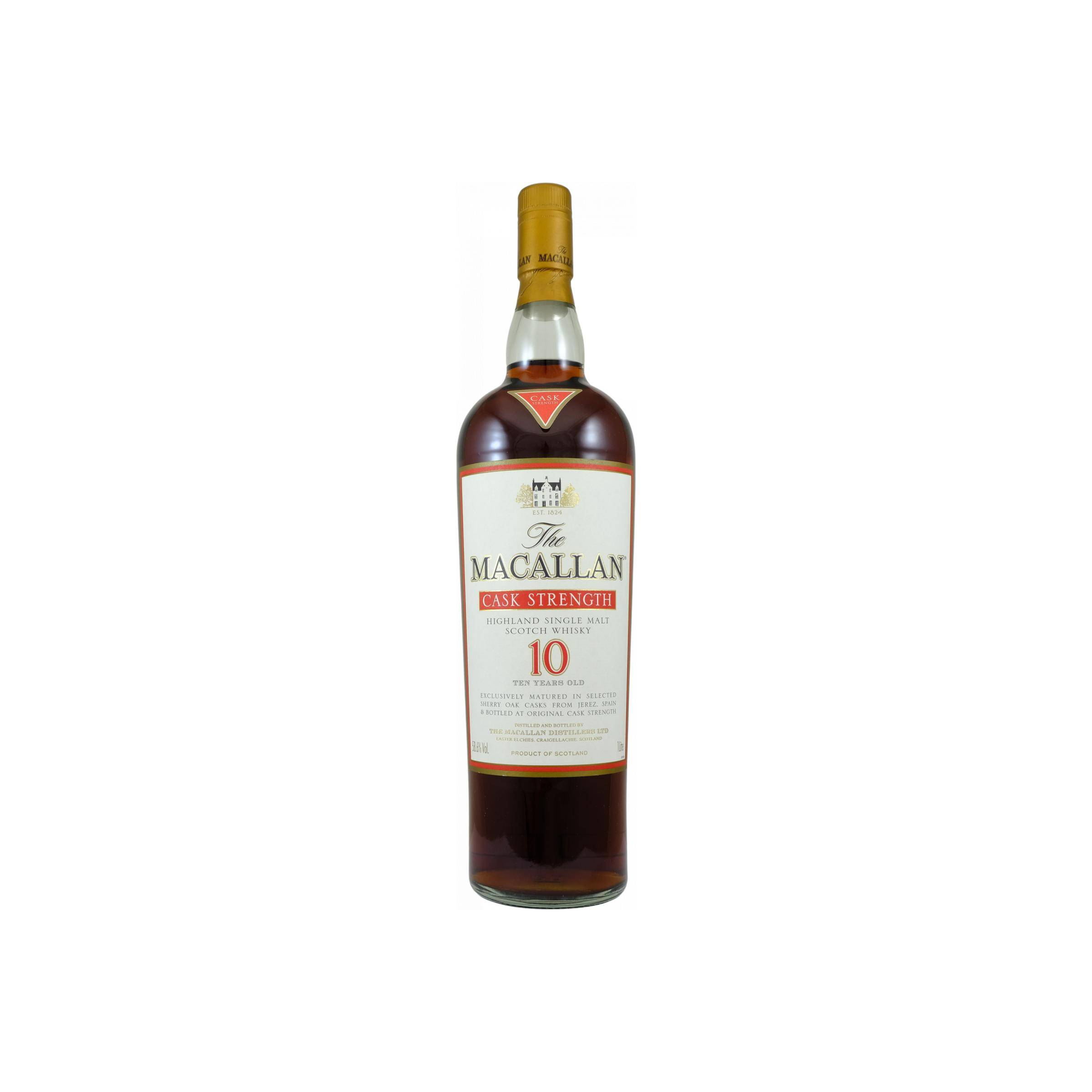 The Macallan Cask Strength Collection 10 Years Single Malt Whisky