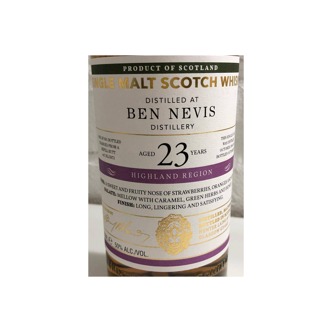 Ben Nevis Old Malt Cask 1996 23 Years Single Malt Whisky 2