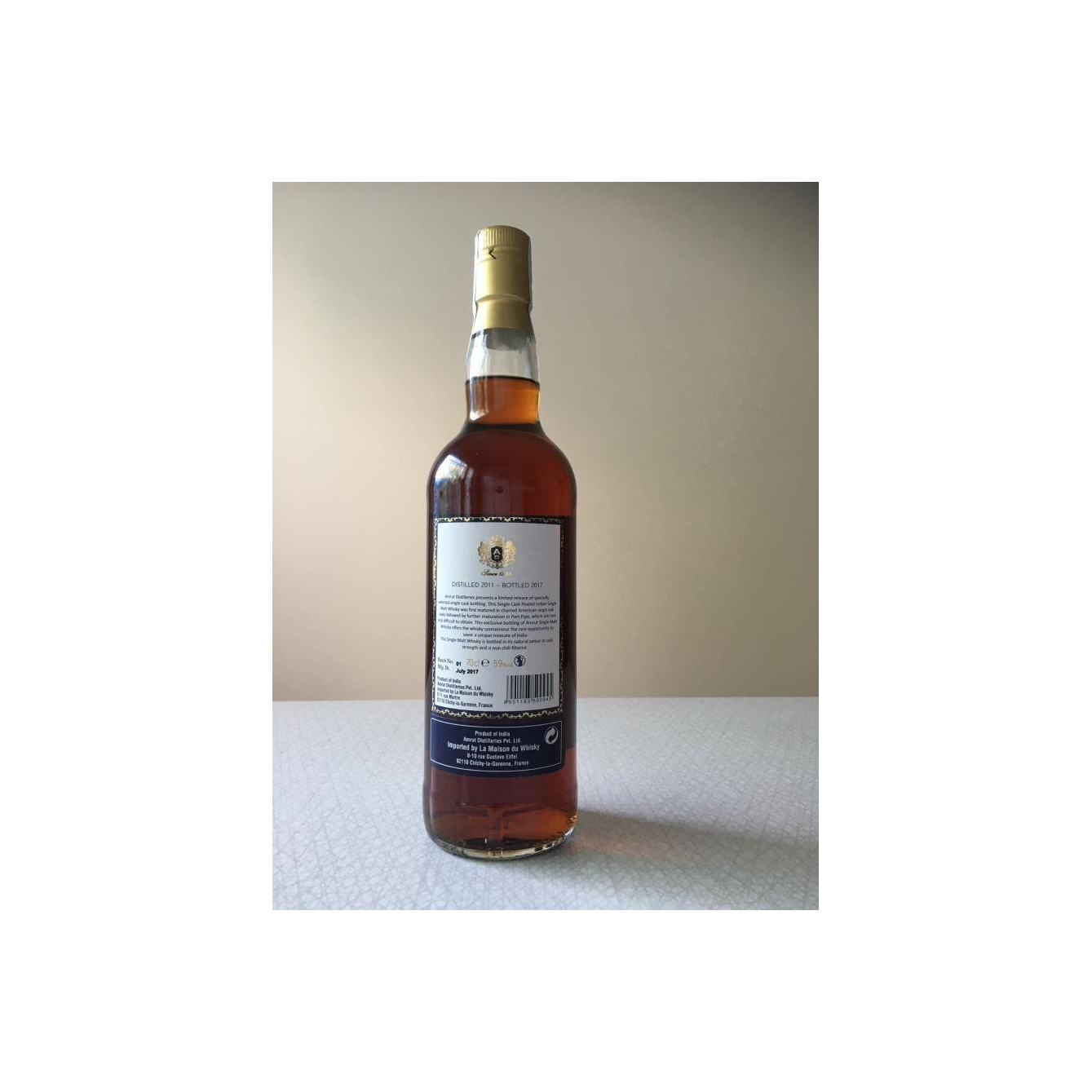 Amrut 2011 6 Years Single Malt Whisky 3