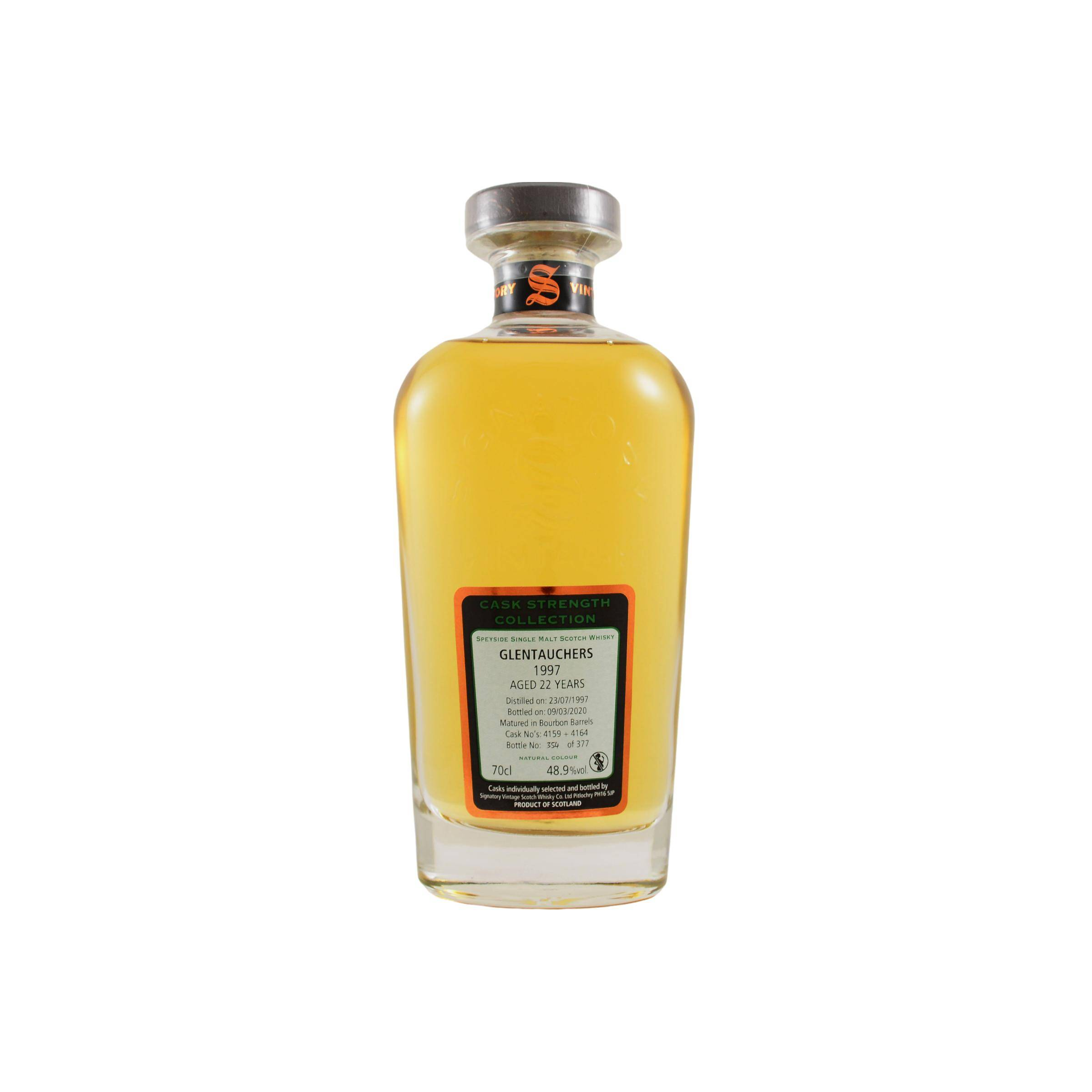 Glentauchers Cask Strength Collection 1997 22 Years Single Malt Whisky