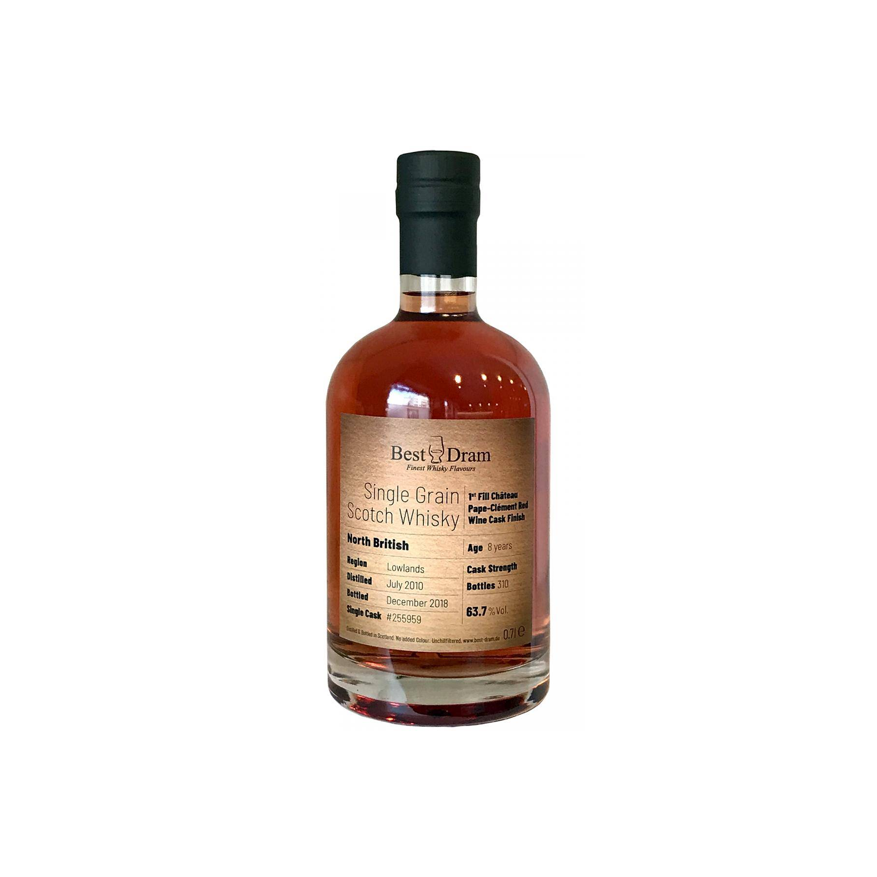 North British 2010 8 Years Single Grain Whisky