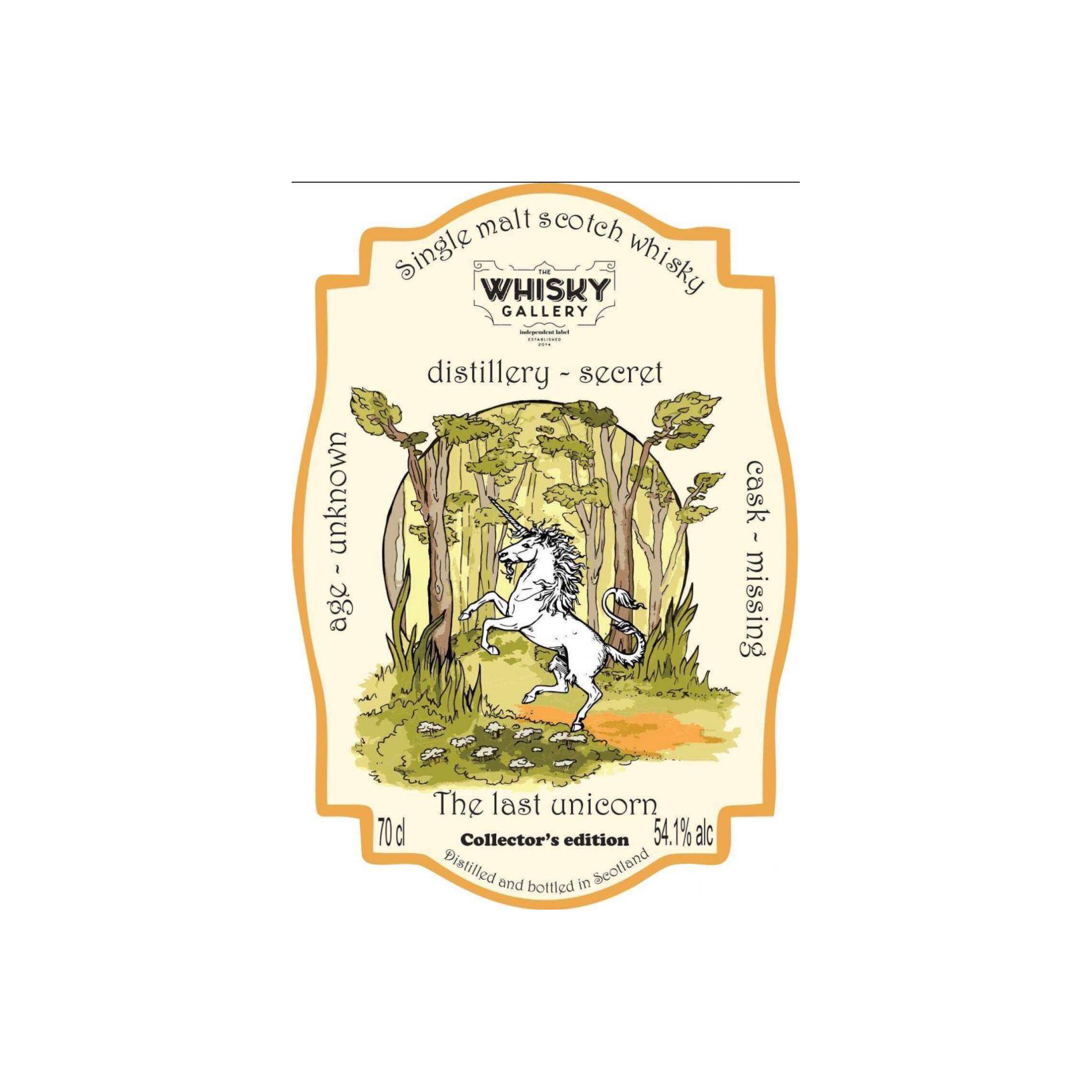 Single Malt Scotch Whisky The last unicorn  TWG 2
