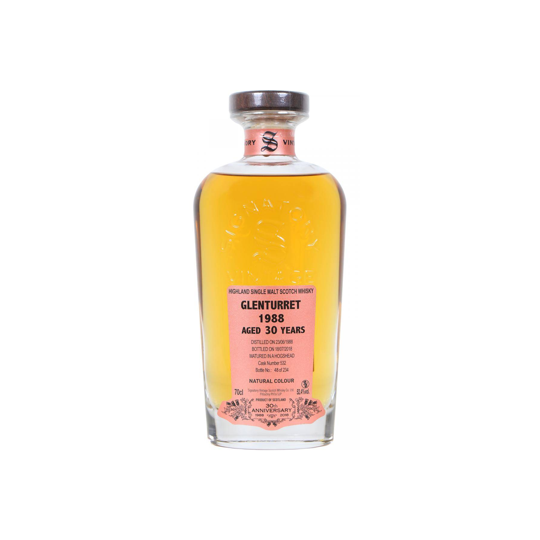 The Glenturret 1988 30 Years Single Malt Whisky