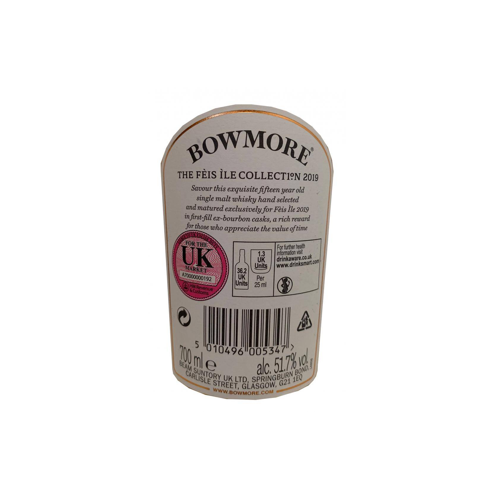 Bowmore 15 Years Single Malt Whisky 2