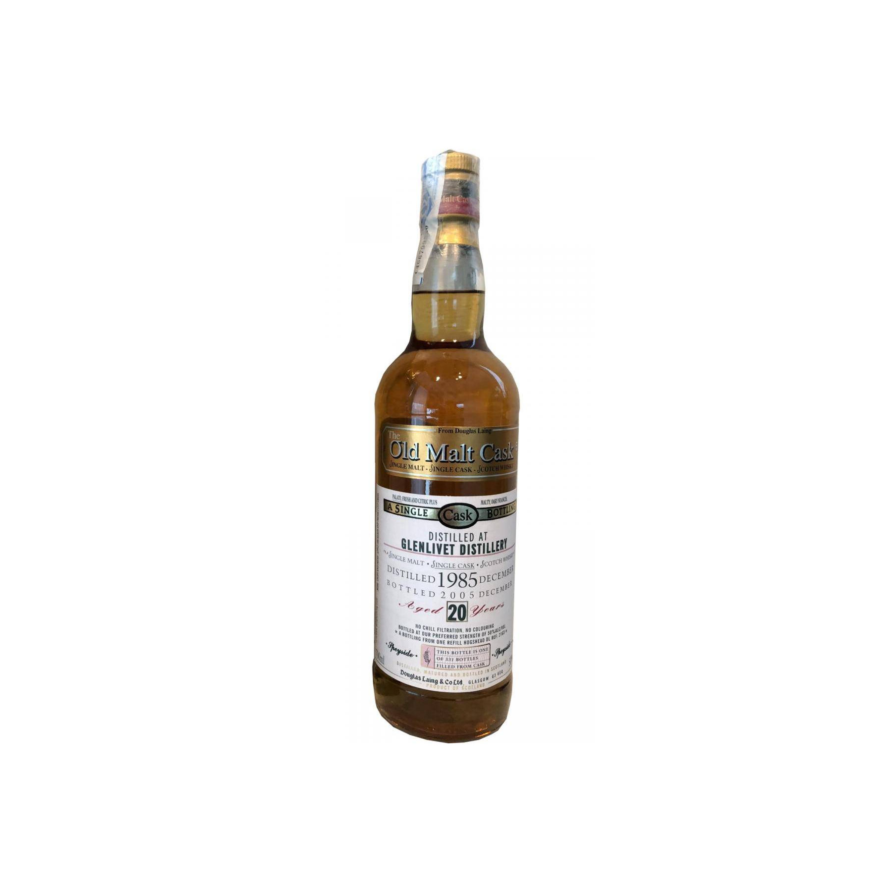 The Glenlivet Old Malt Cask 1985 20 Years Single Malt Whisky