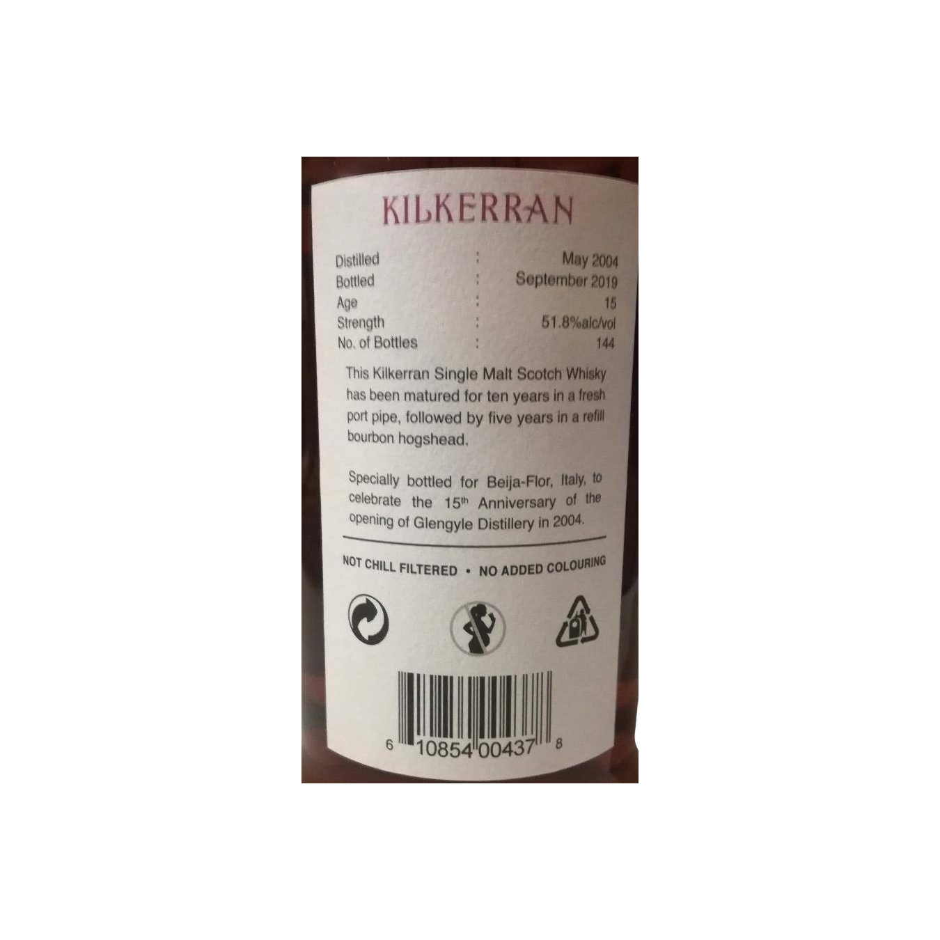 Kilkerran 2004 15 Years Single Malt Whisky 3