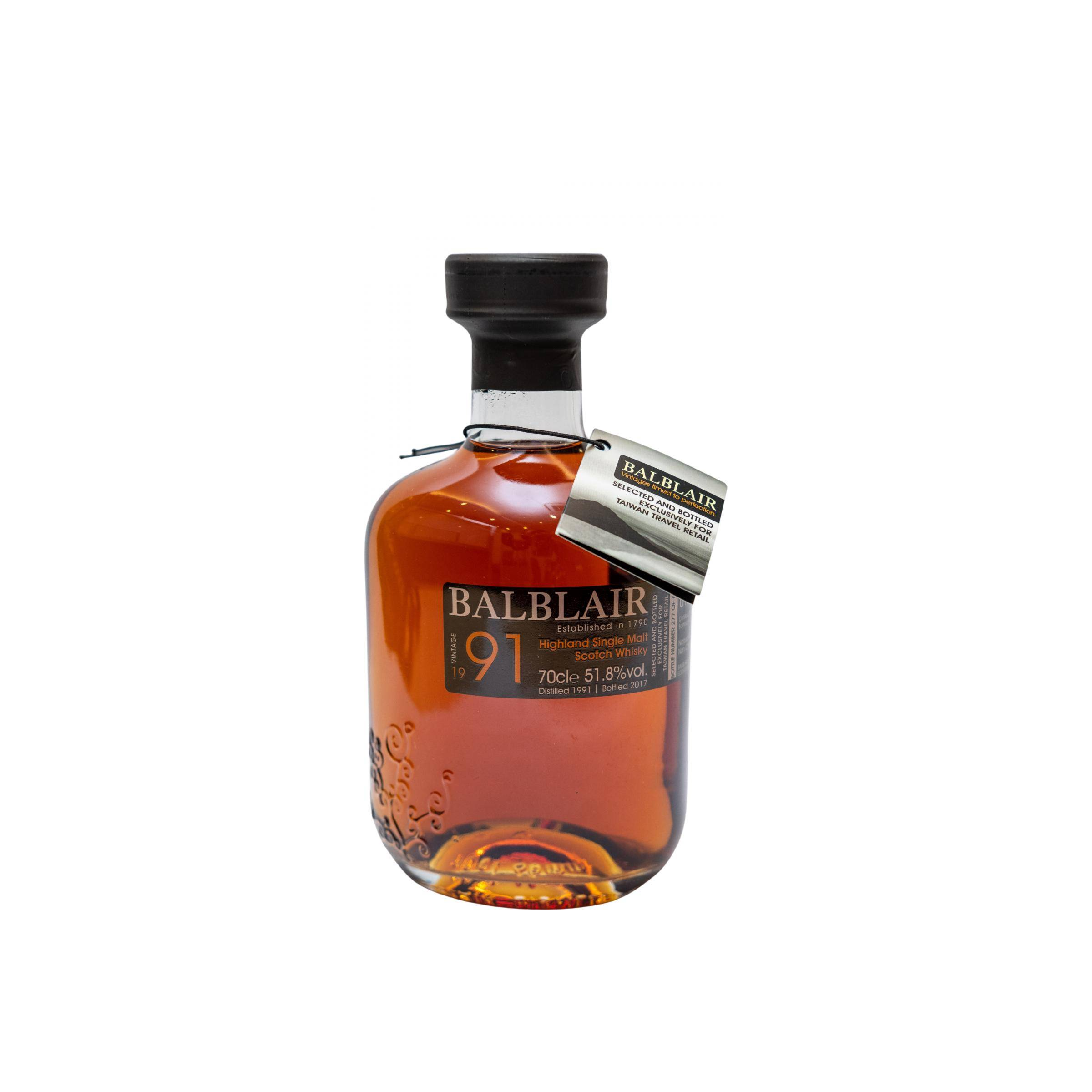 Balblair Single Cask 1991 26 Years Single Malt Whisky
