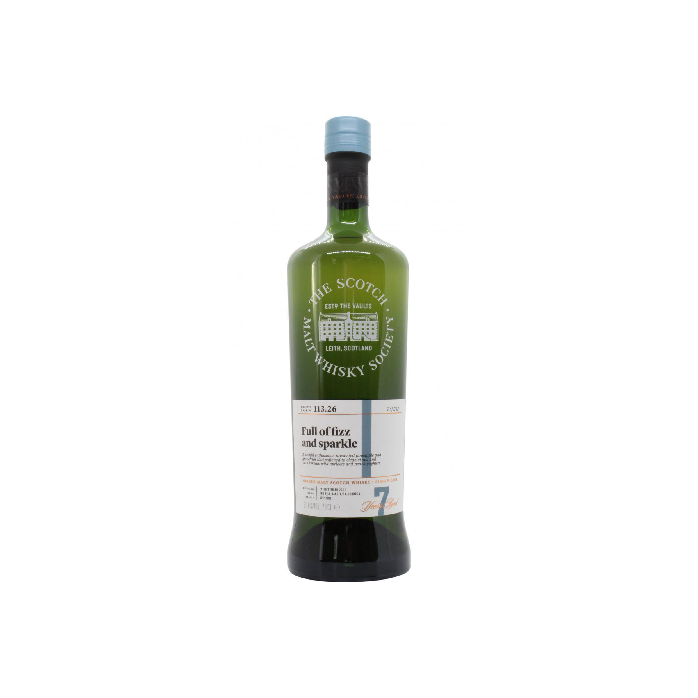 The Scotch Malt Whisky Society 2011 7 Years Single Malt Whisky