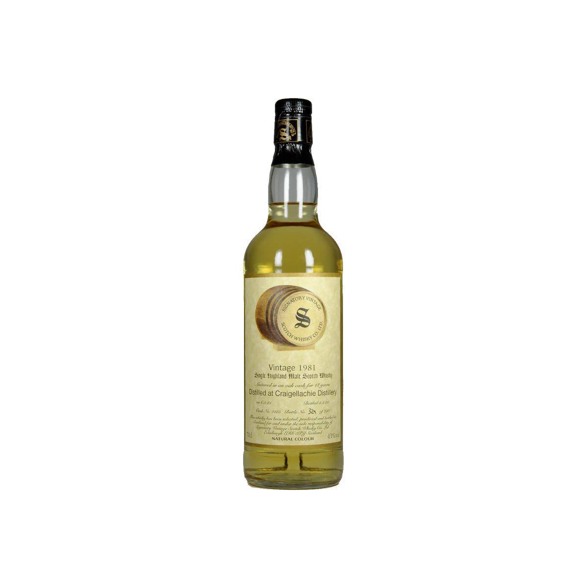 Craigellachie Vintage Collection 1981 18 Years Single Malt Whisky