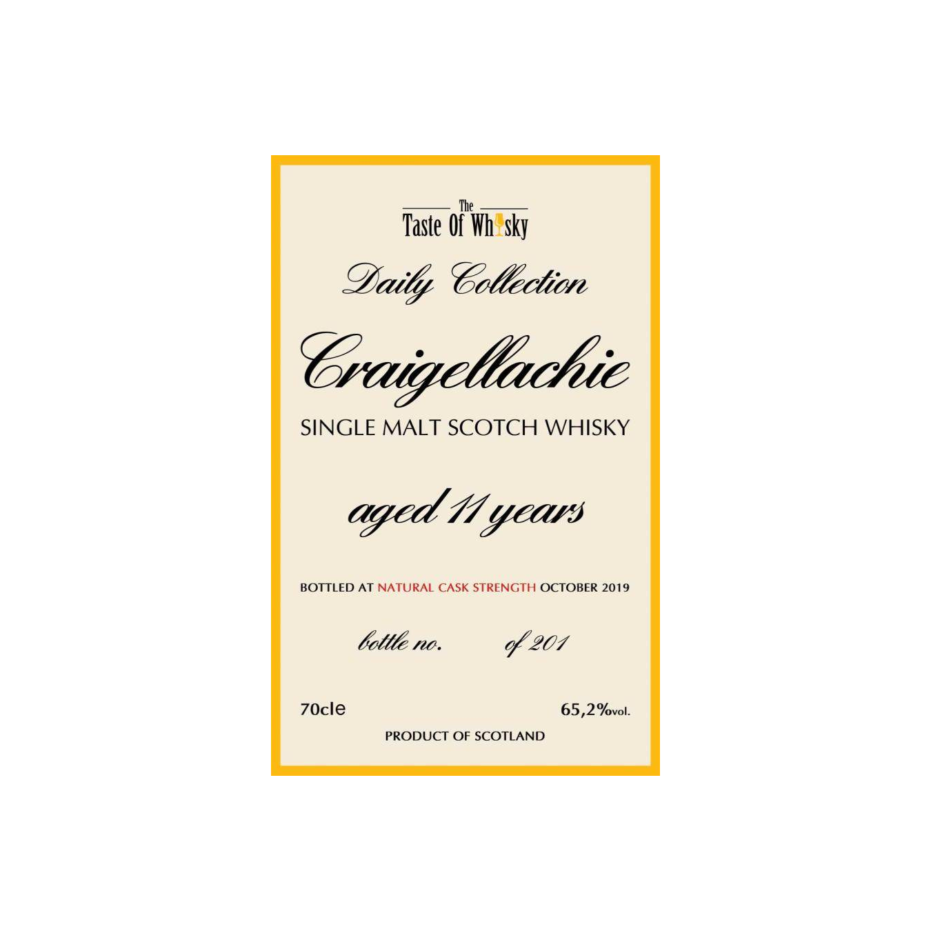 Craigellachie 2007 11 Years Single Malt Whisky 3