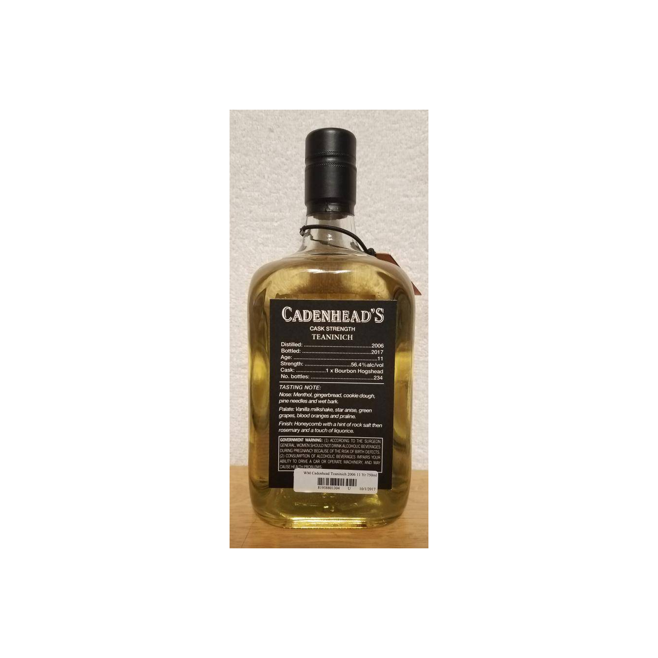 Teaninich Single Cask 2006 11 Years Single Malt Whisky 2