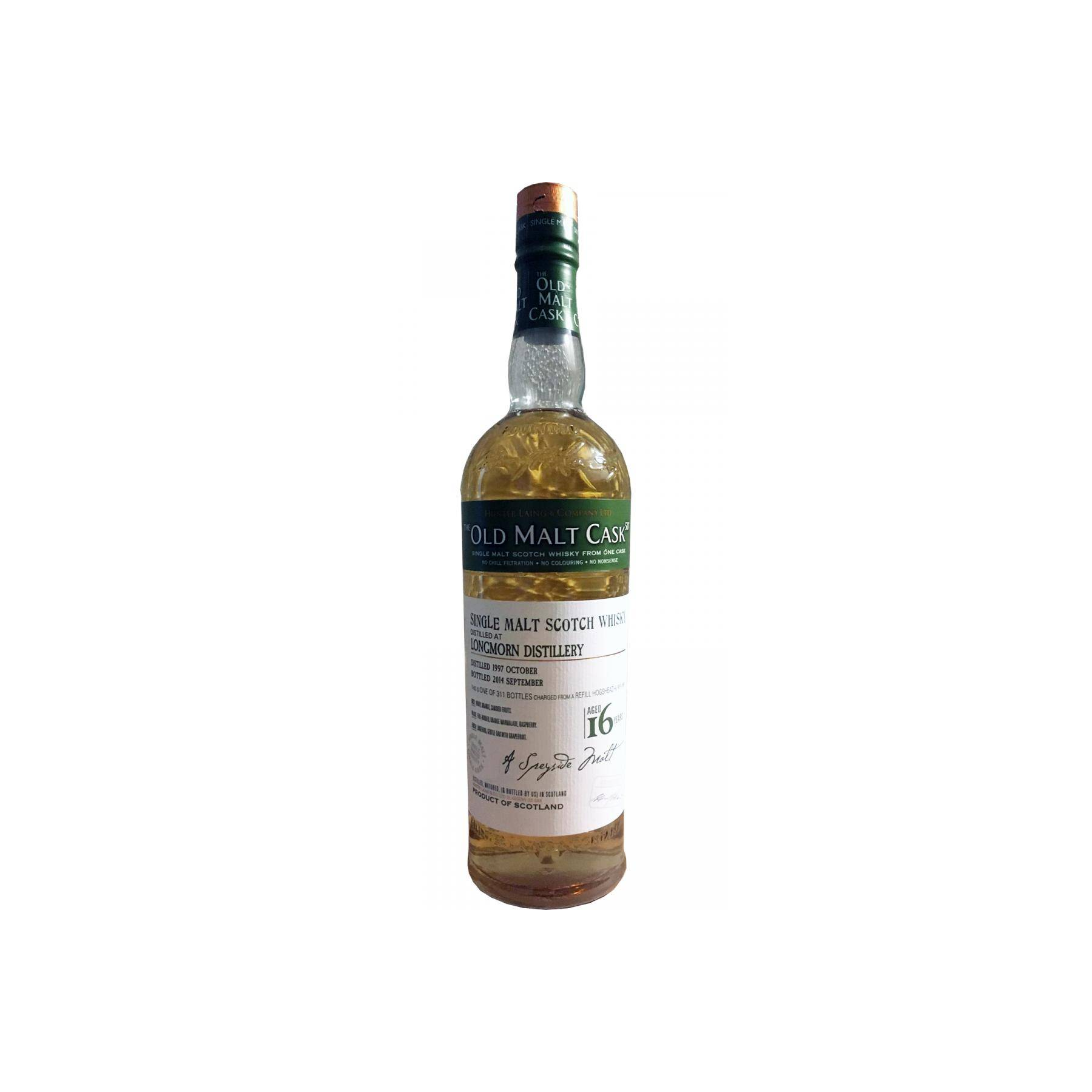 Longmorn Old Malt Cask 1997 16 Years Single Malt Whisky