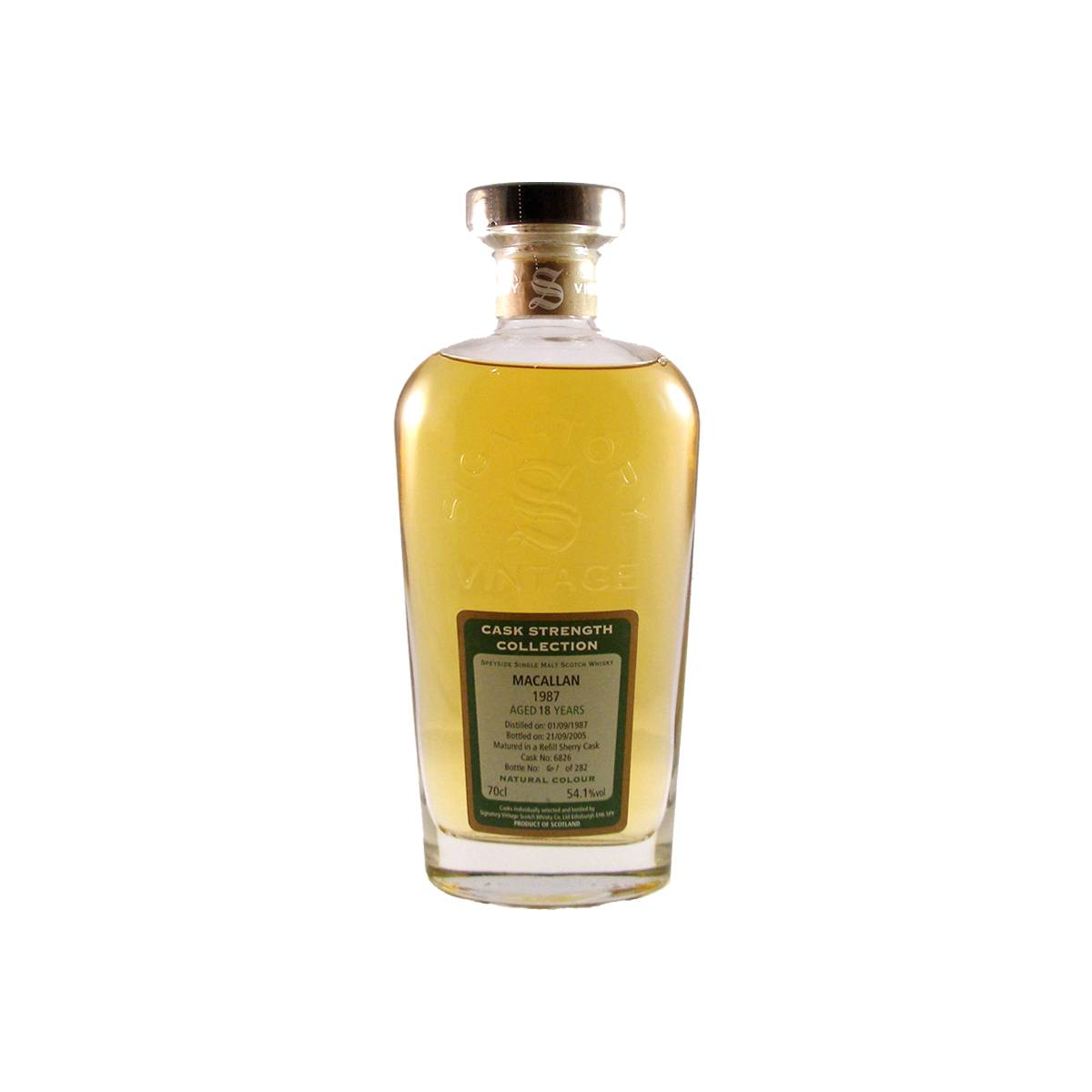 The Macallan Cask Strength Collection 1987 18 Years Single Malt Whisky