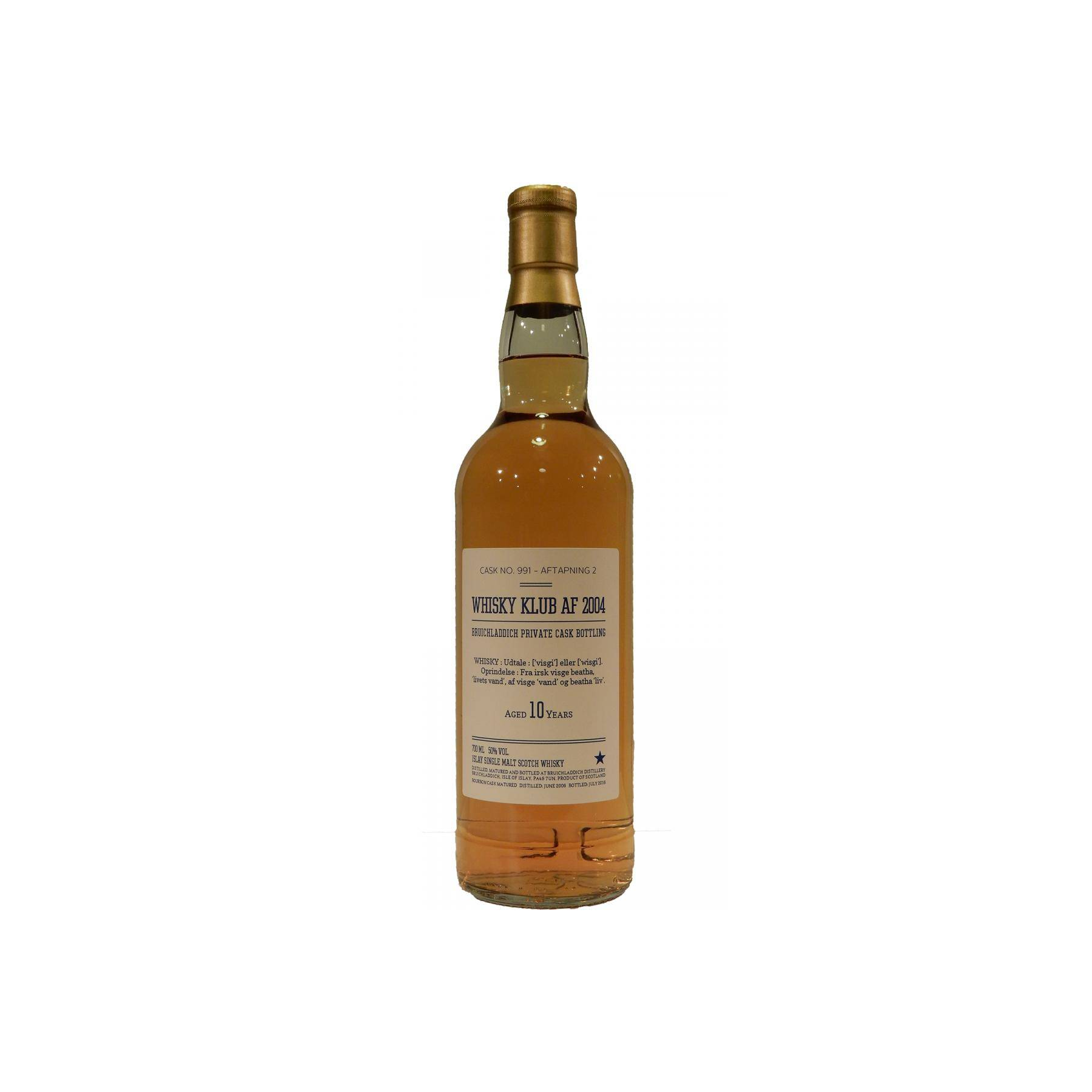 Bruichladdich 2006 10 Years Single Malt Whisky