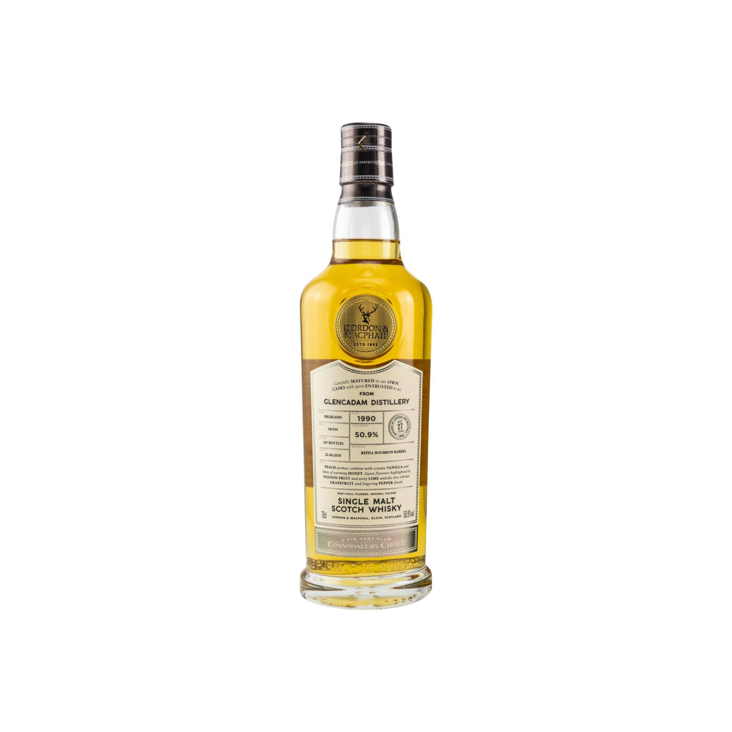 Glencadam Connoisseurs Choice - Cask Strength 1990 27 Years Single Malt Whisky
