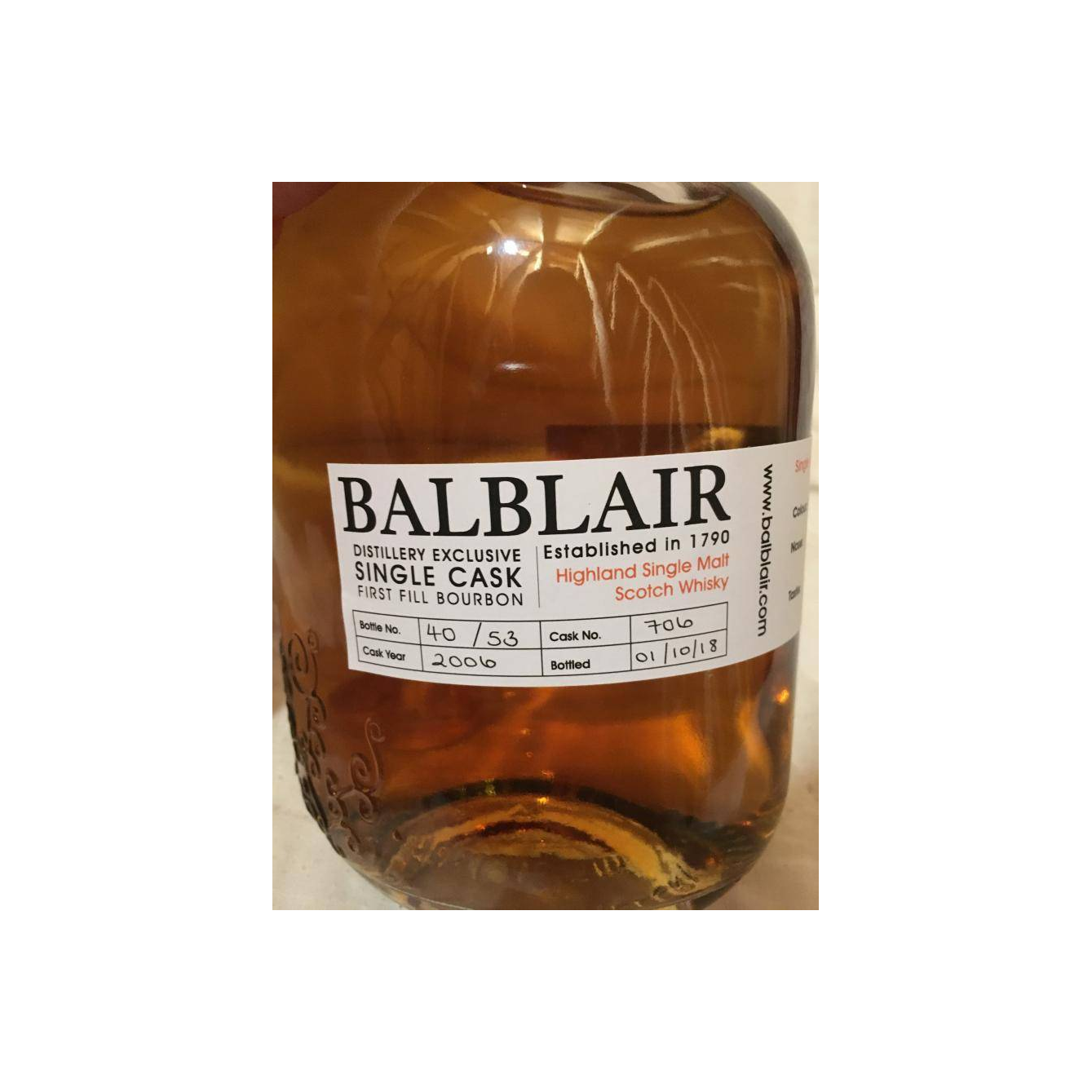 Balblair 2006 12 Years Single Malt Whisky 3