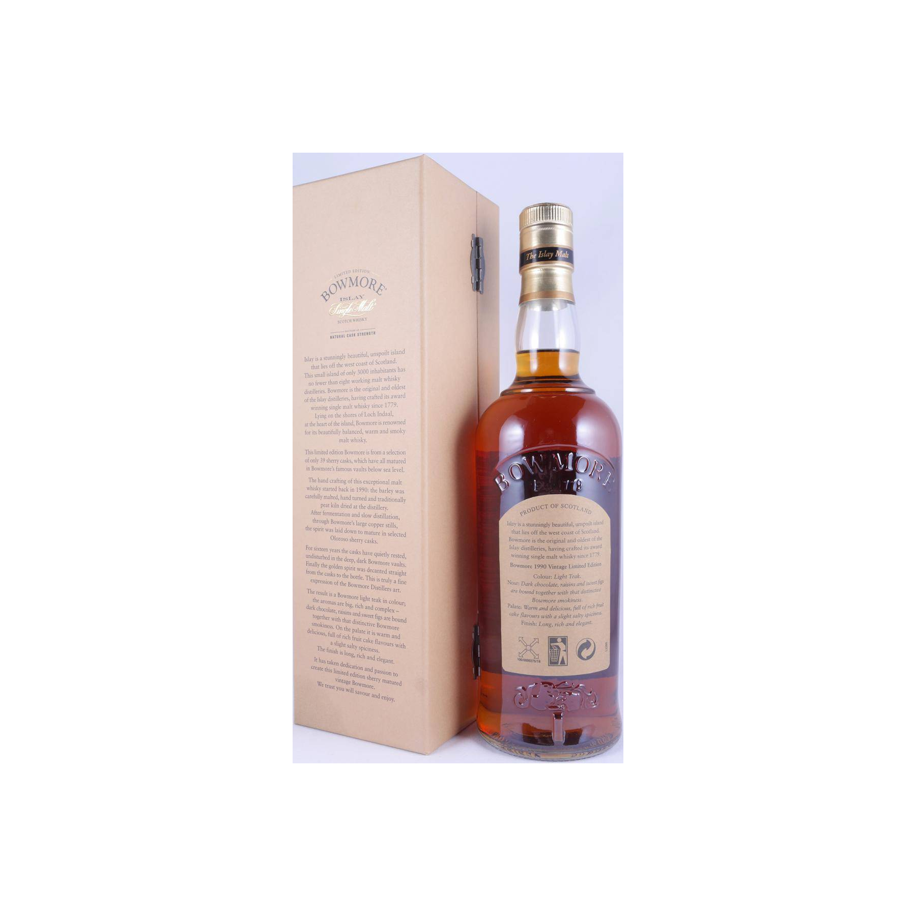 Bowmore 1990 16 Years Single Malt Whisky 3