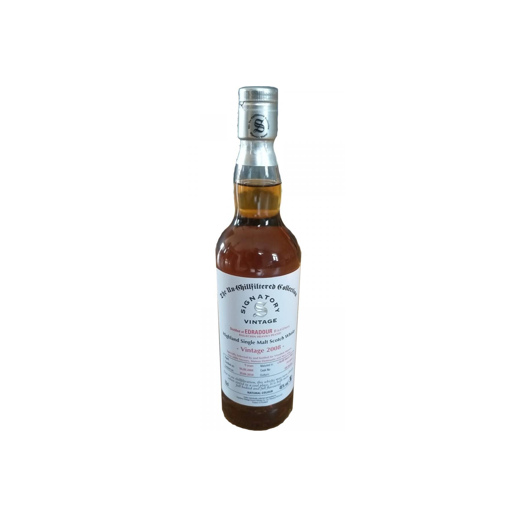 Edradour The Un-Chillfiltered Collection 2008 9 Years Single Malt Whisky