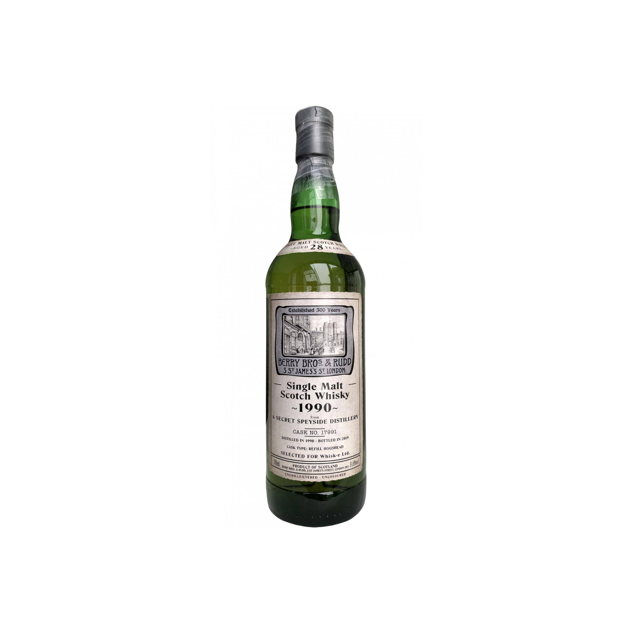 Berry Bros. & Rudd 1990 28 Years Single Malt Whisky