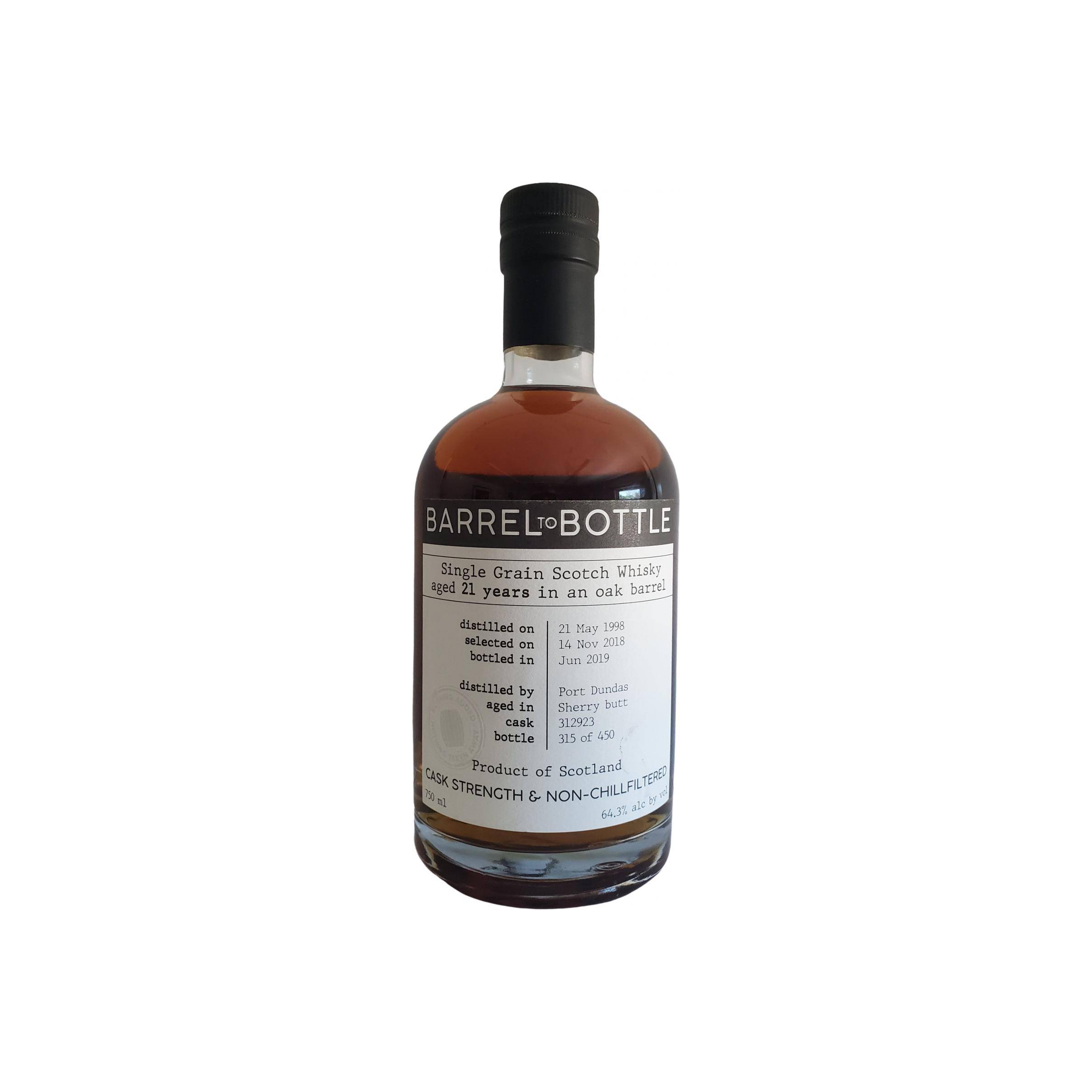 Port Dundas 1998 21 Years Single Grain Whisky