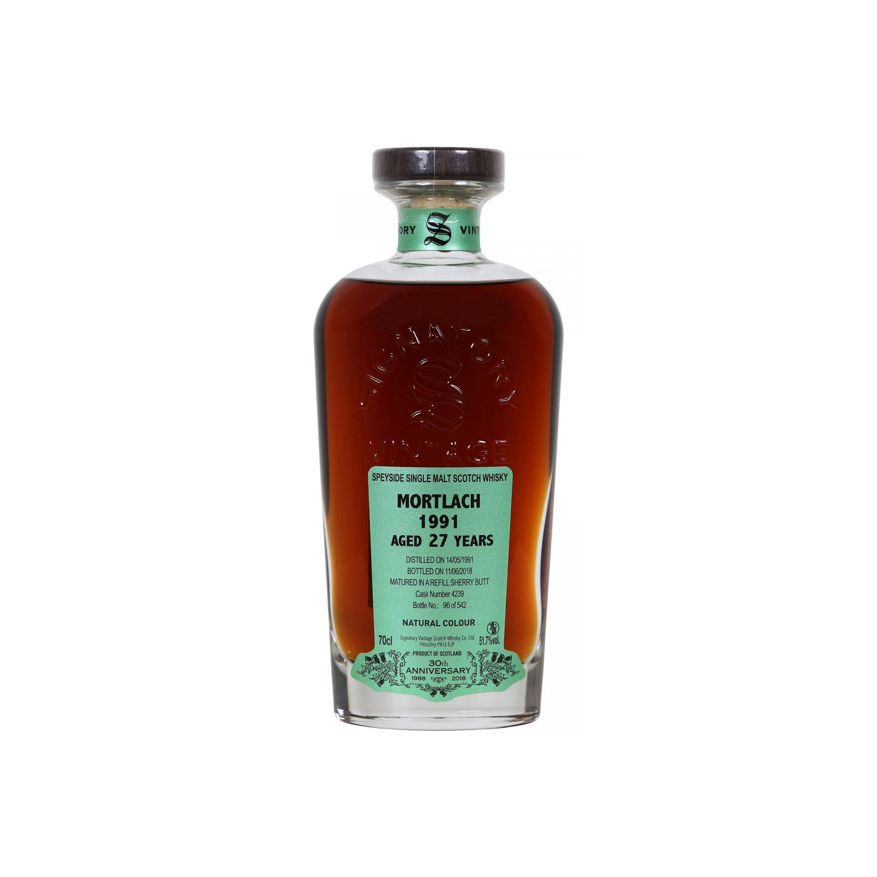 Mortlach 1991 27 Years Single Malt Whisky