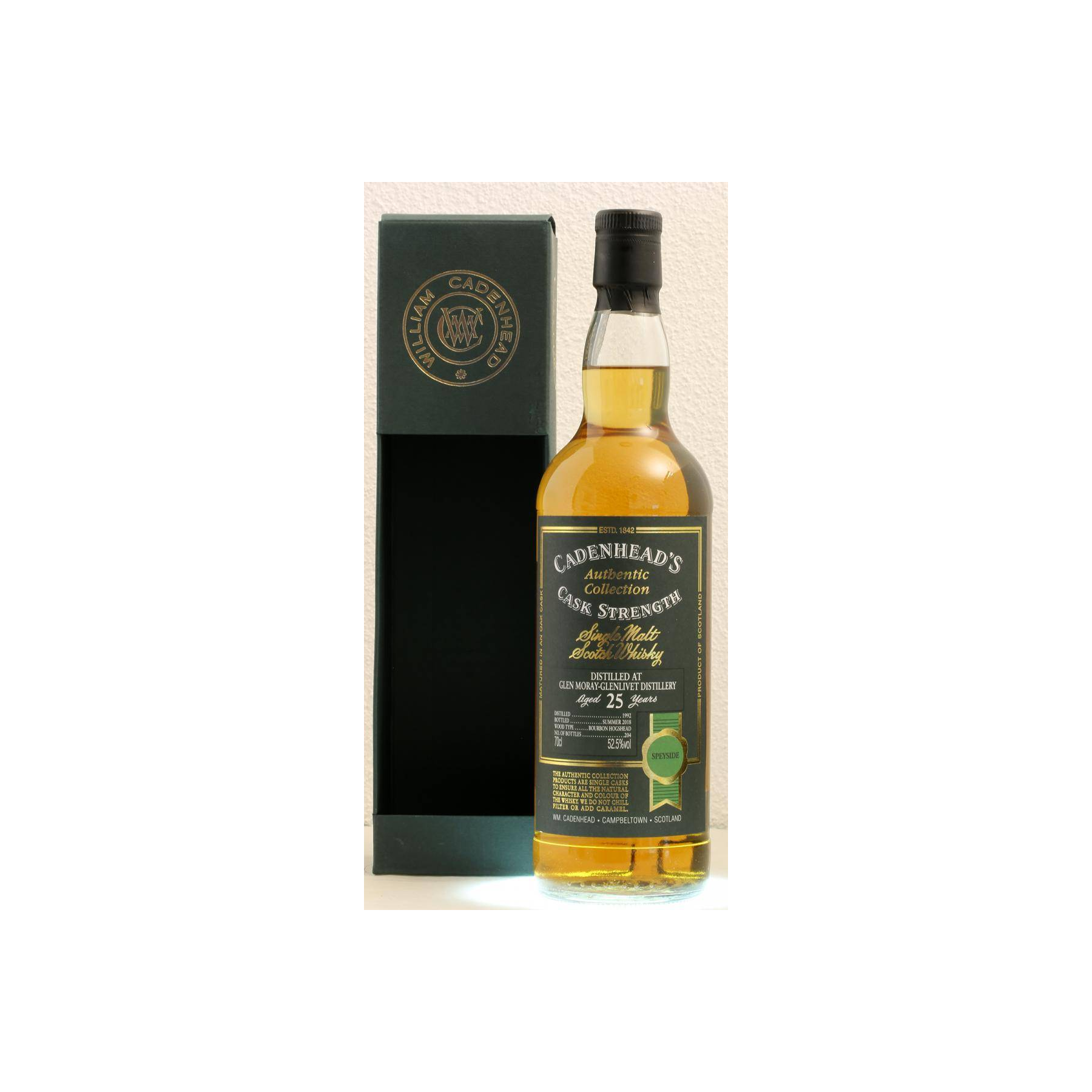 Glen Moray Authentic Collection 1992 25 Years Single Malt Whisky 2