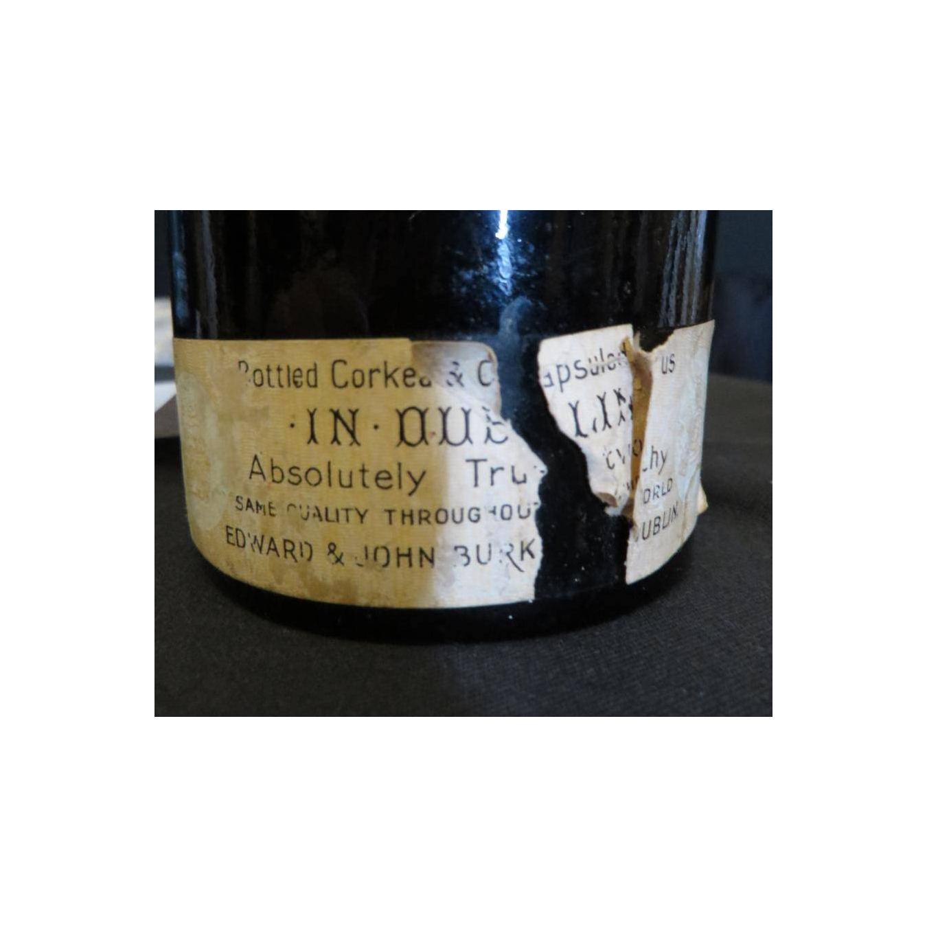 Burke's Fine Old Irish Whisky 3
