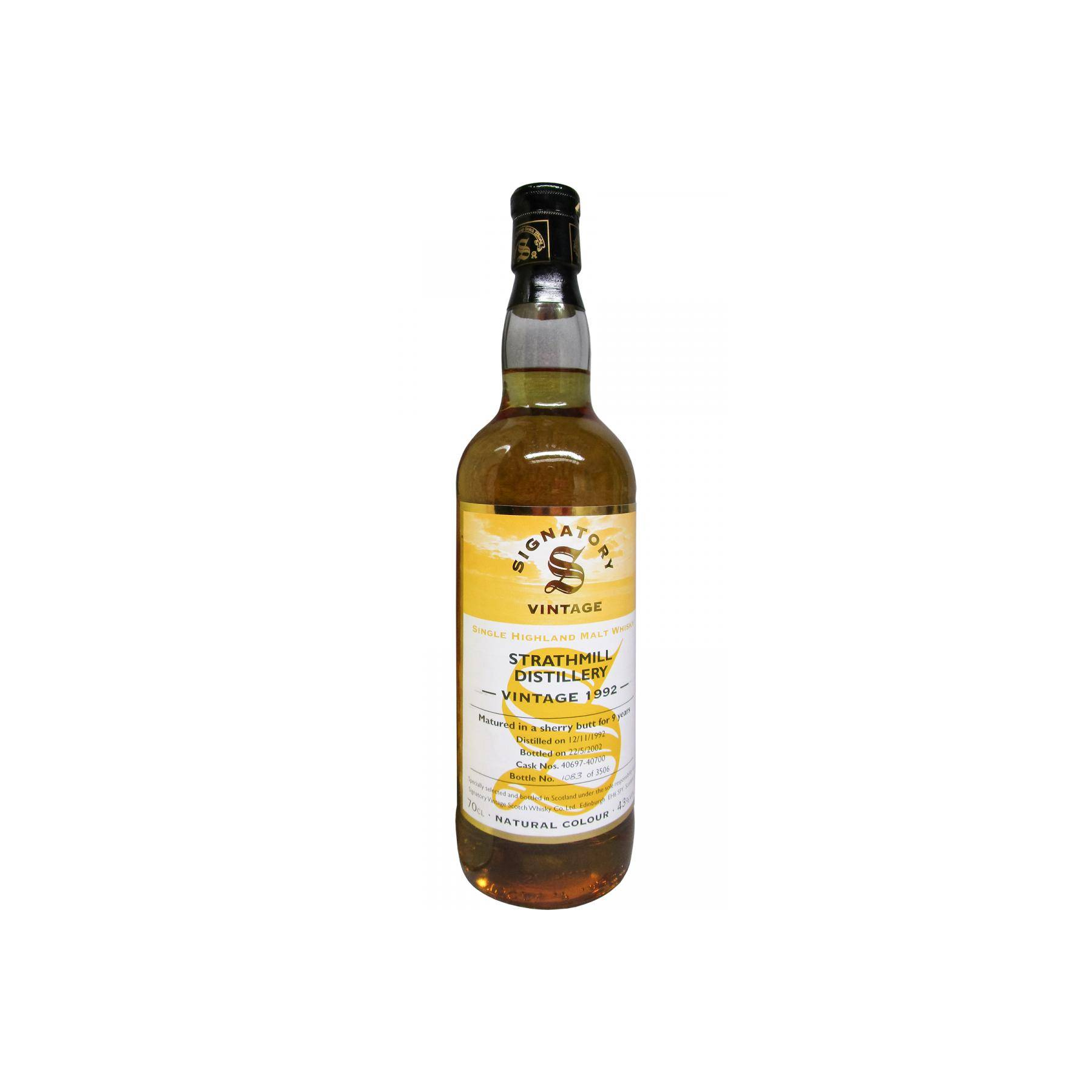 Strathmill Vintage Collection 1992 9 Years Single Malt Whisky 2