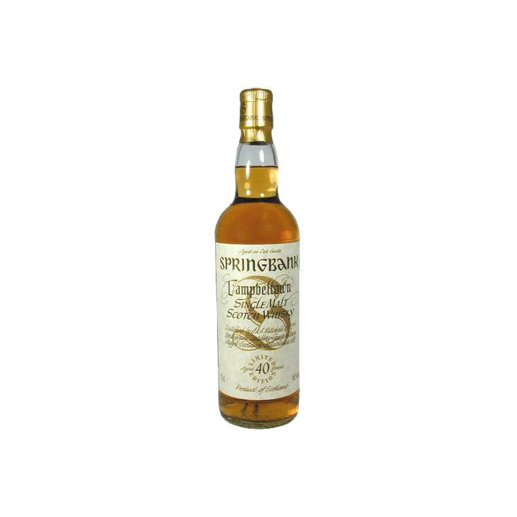 Springbank 40 Years Single Malt Whisky