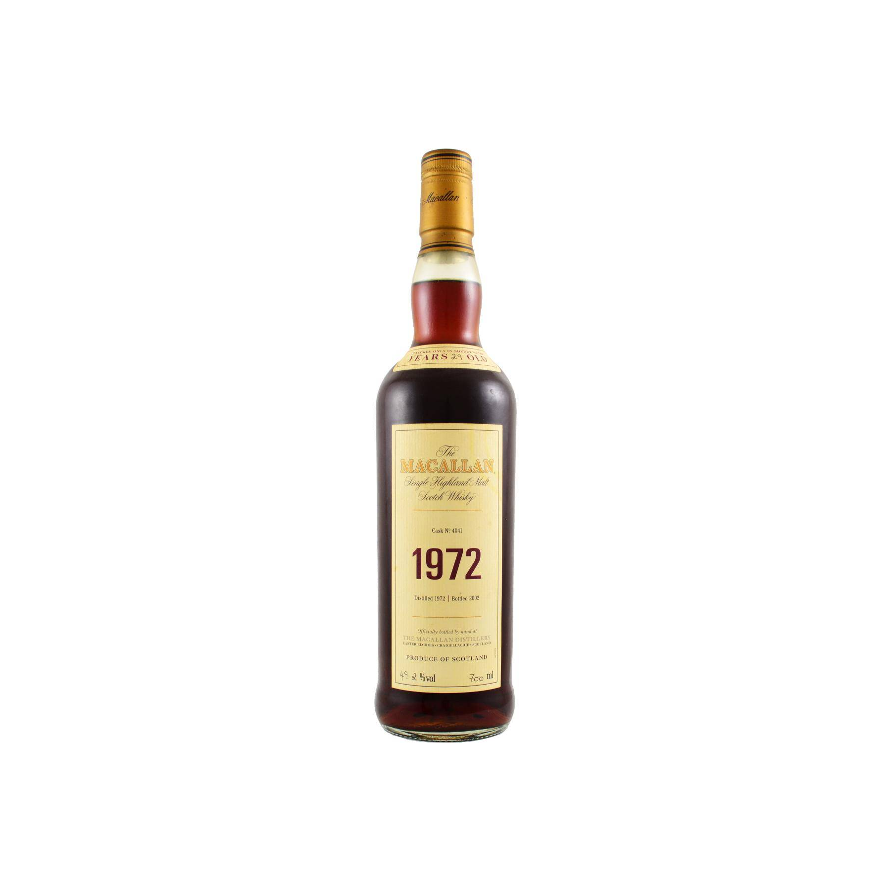 The Macallan 1972 29 Years Single Malt Whisky