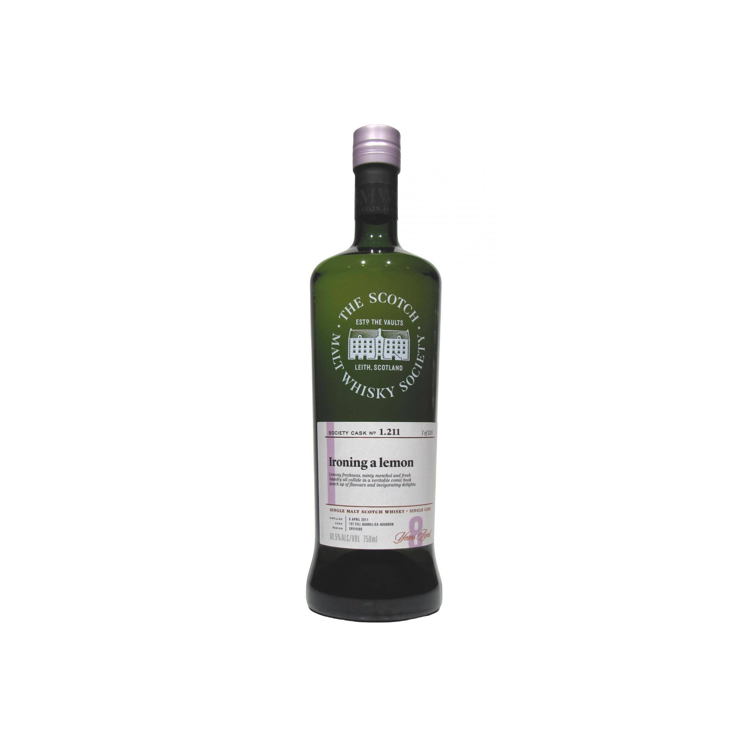 The Scotch Malt Whisky Society 2011 8 Years Single Malt Whisky